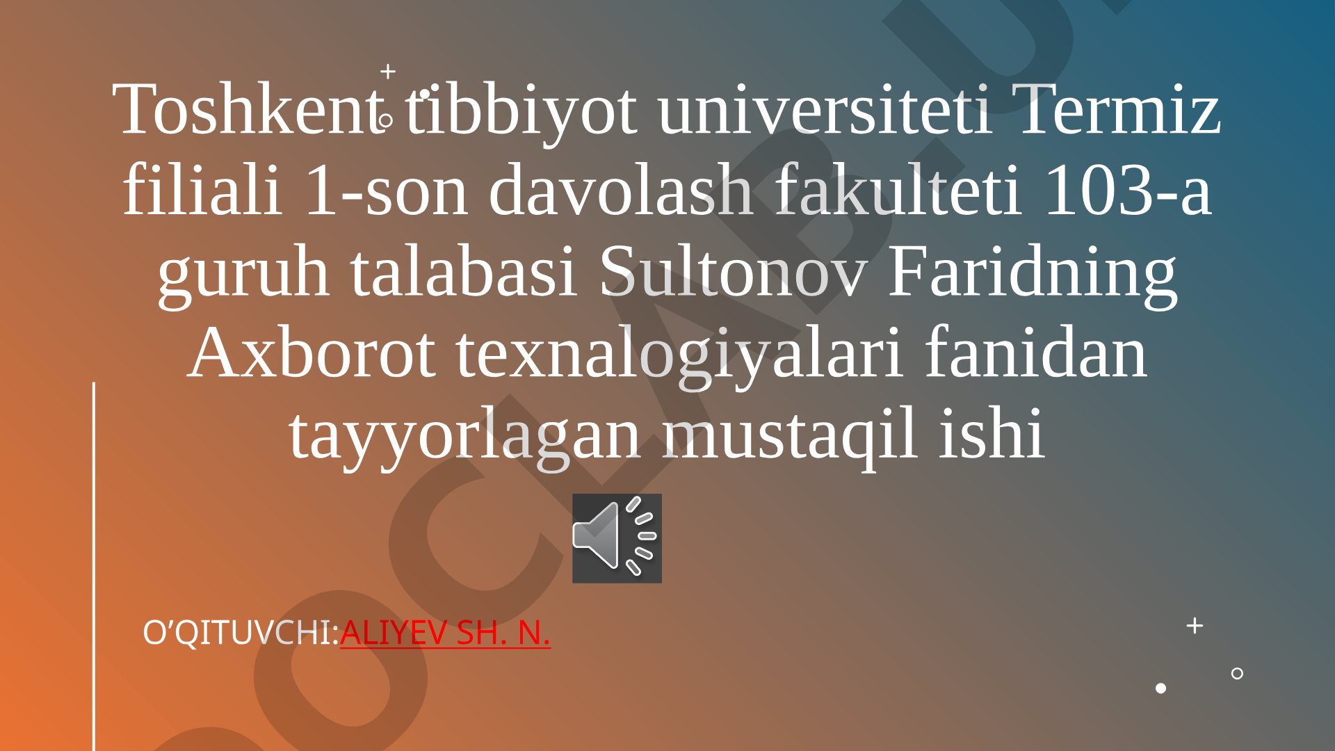 Nanotexnologiyalar haqida umumiy ma'lumot berish, yaratilish va rivojlanish tarixini yoritish