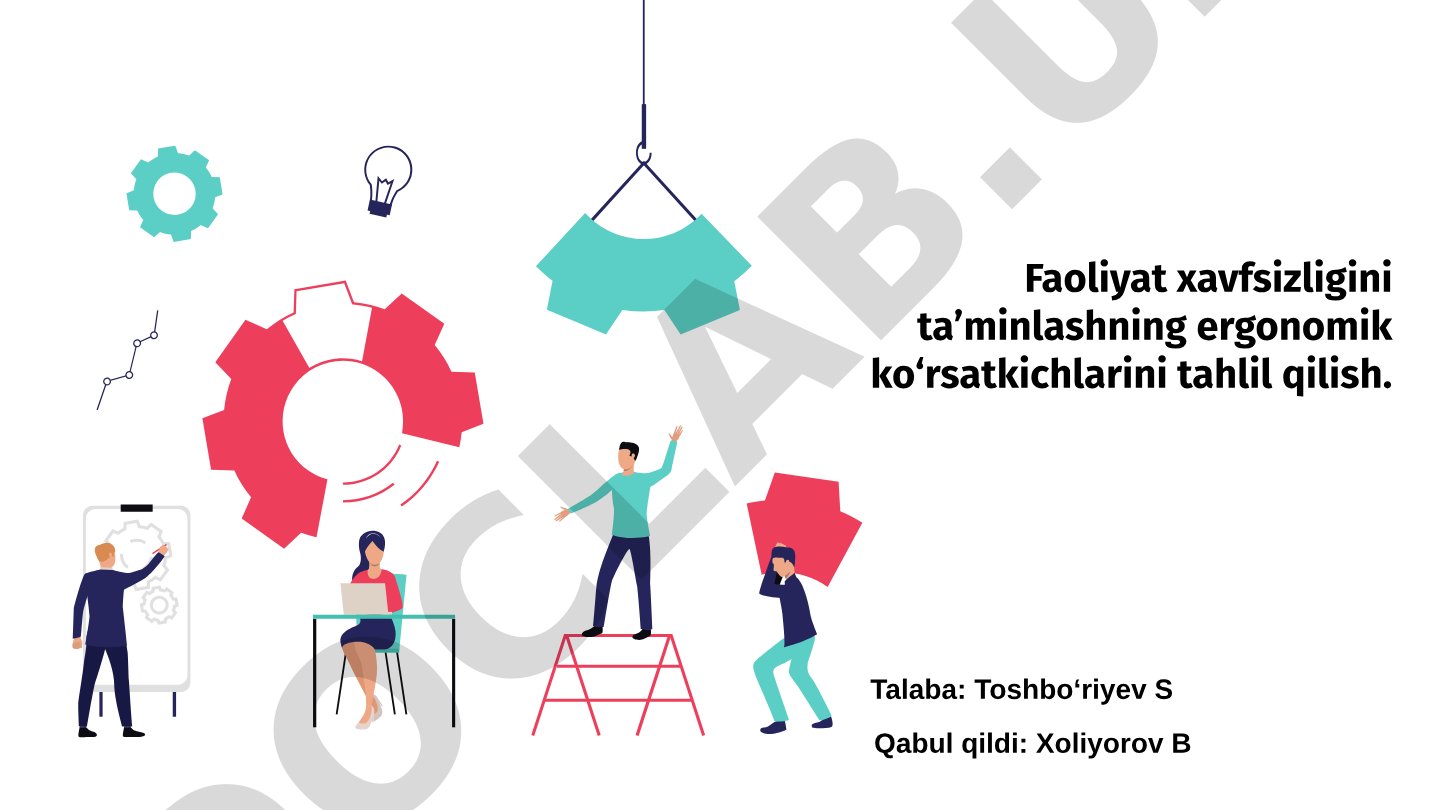 Faoliyat xavfsizligini ta’minlashning ergonomik ko‘rsatkichlarini tahlil qilish