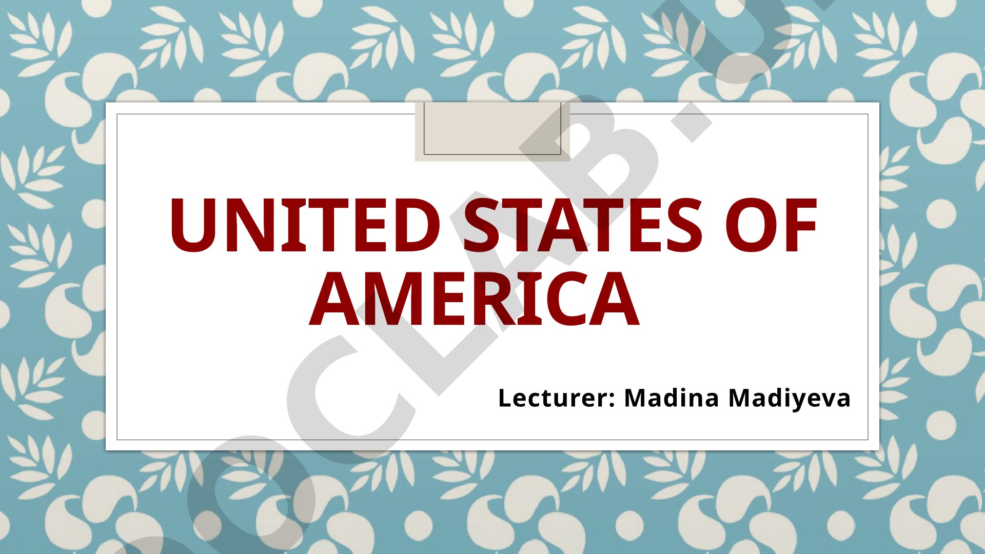 United States Of America