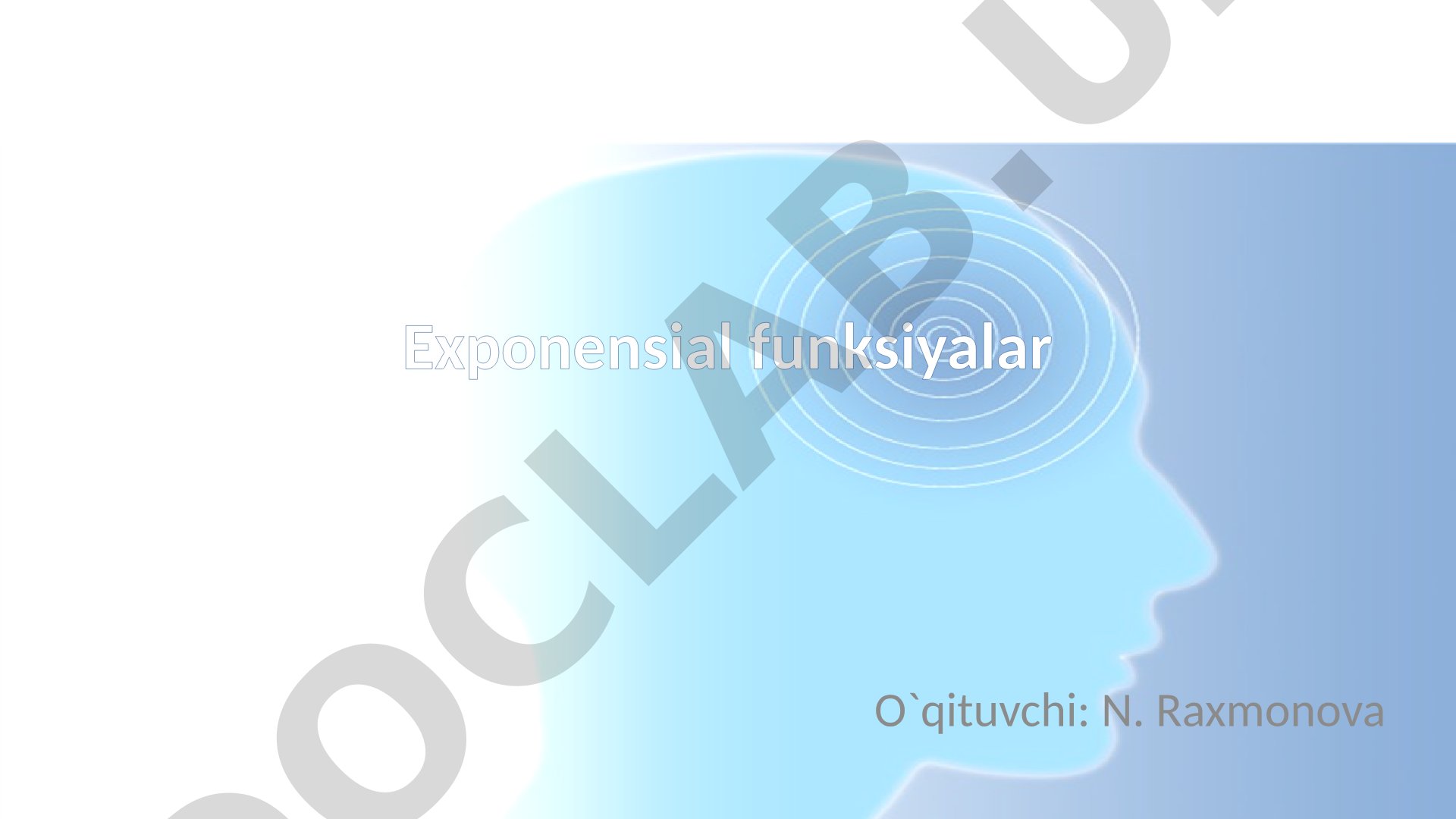 Exponensial funksiyalar
