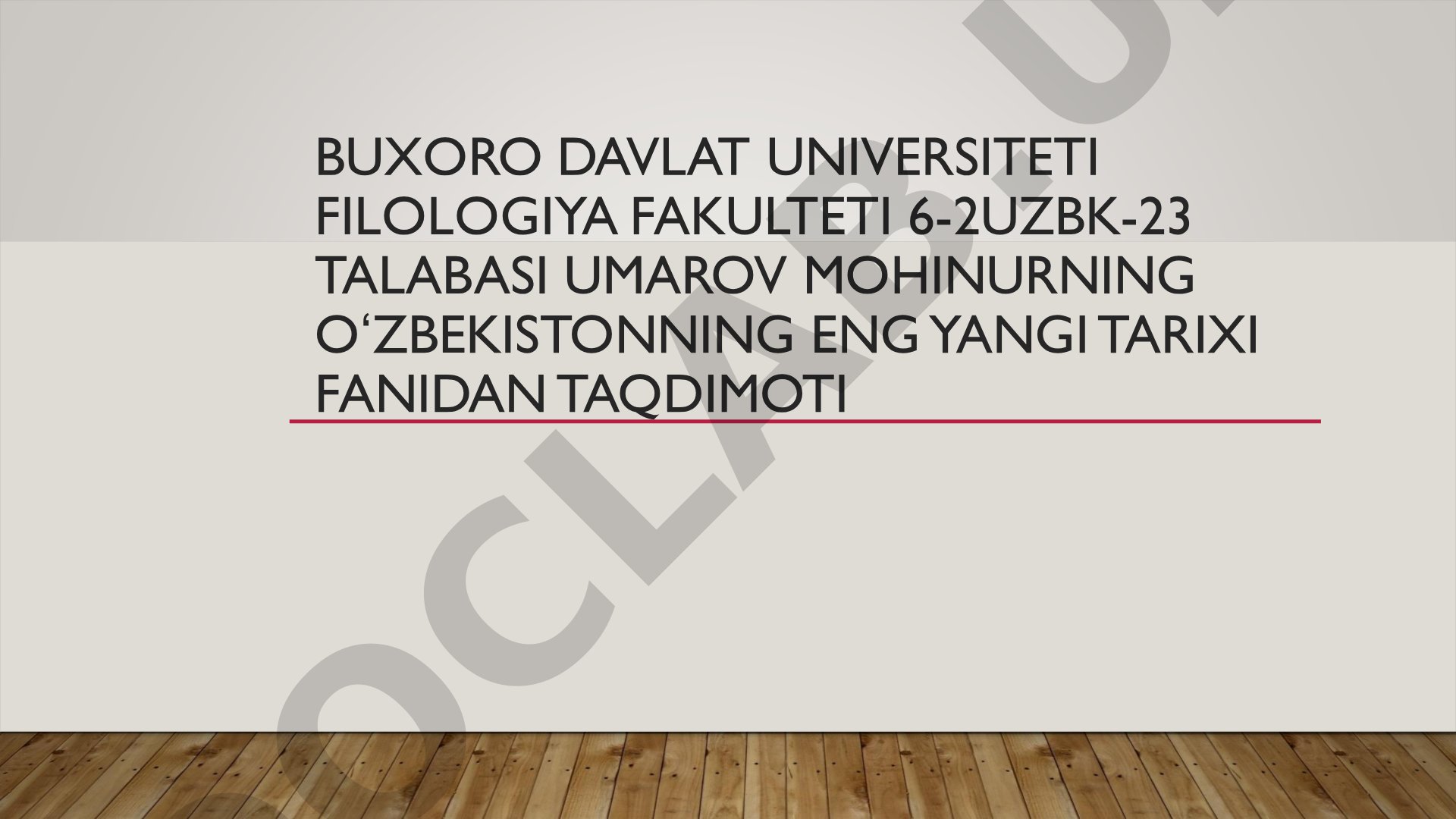 Buxoro Xiva va Qo'qon xonliklarida ijtimoiy – iqtisodiy madaniy hayot