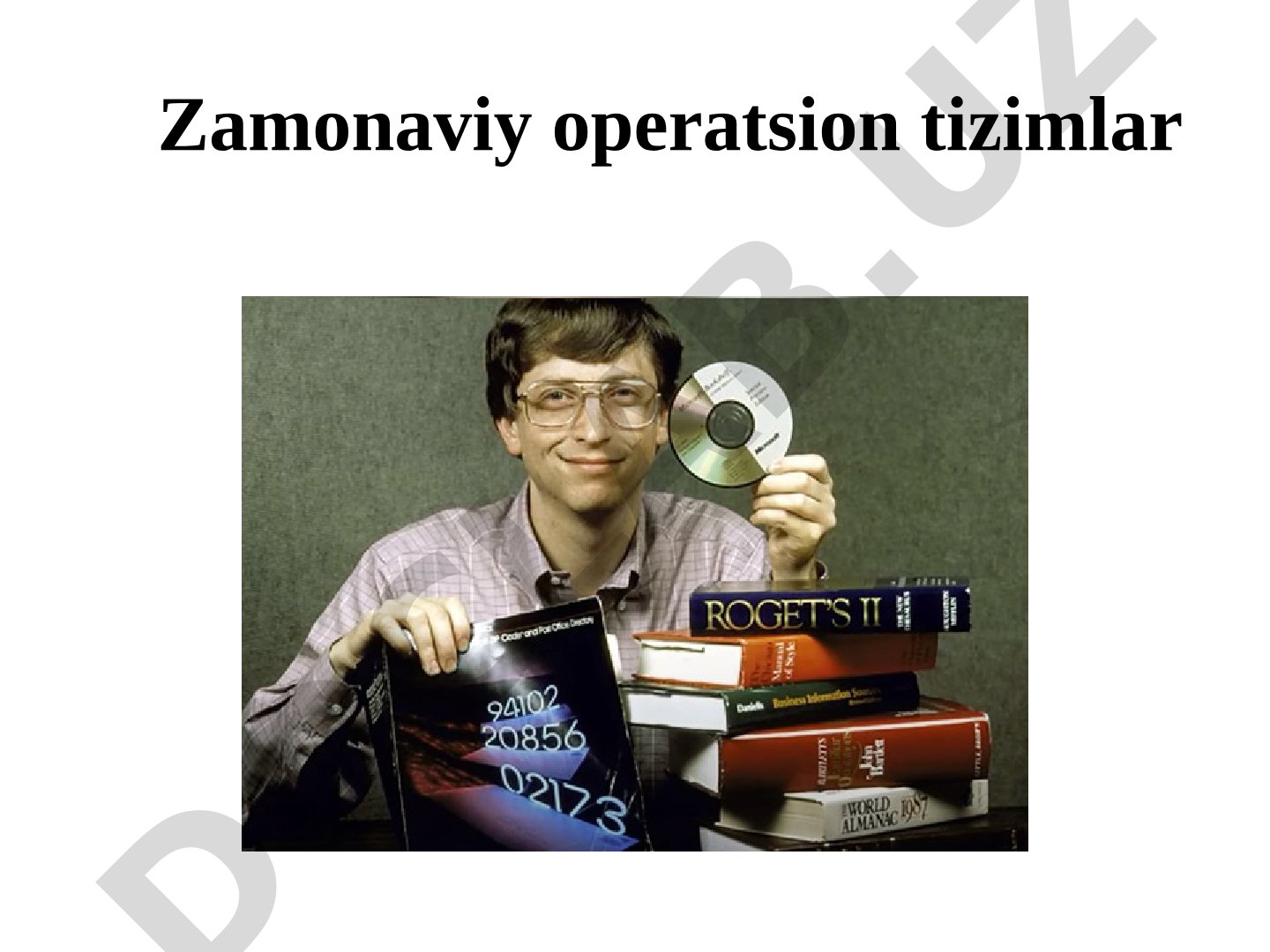 Zamonaviy operatsion tizimlar