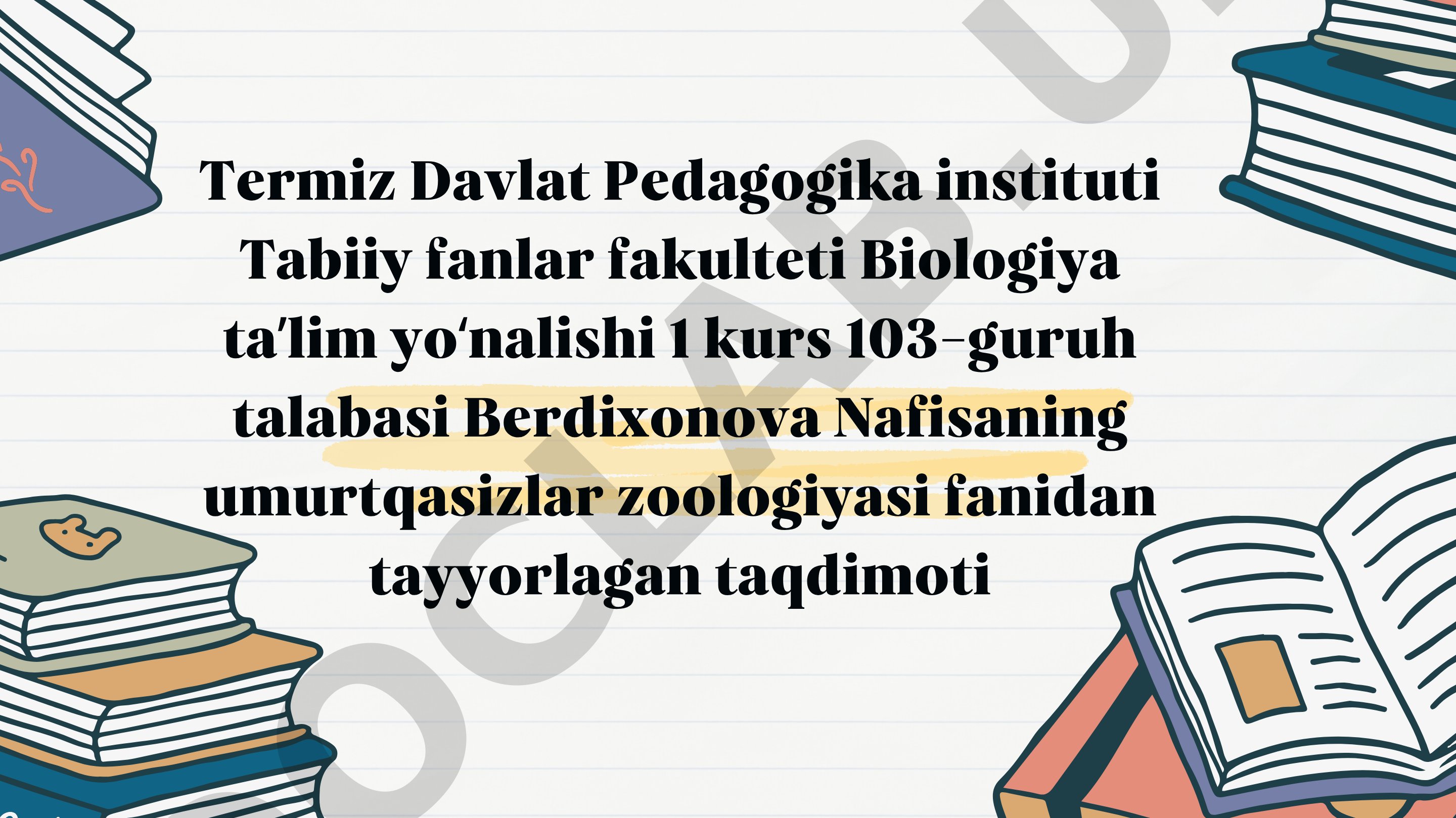 Hashorotlarning katta sinfi tuzilishi rivojlanishi