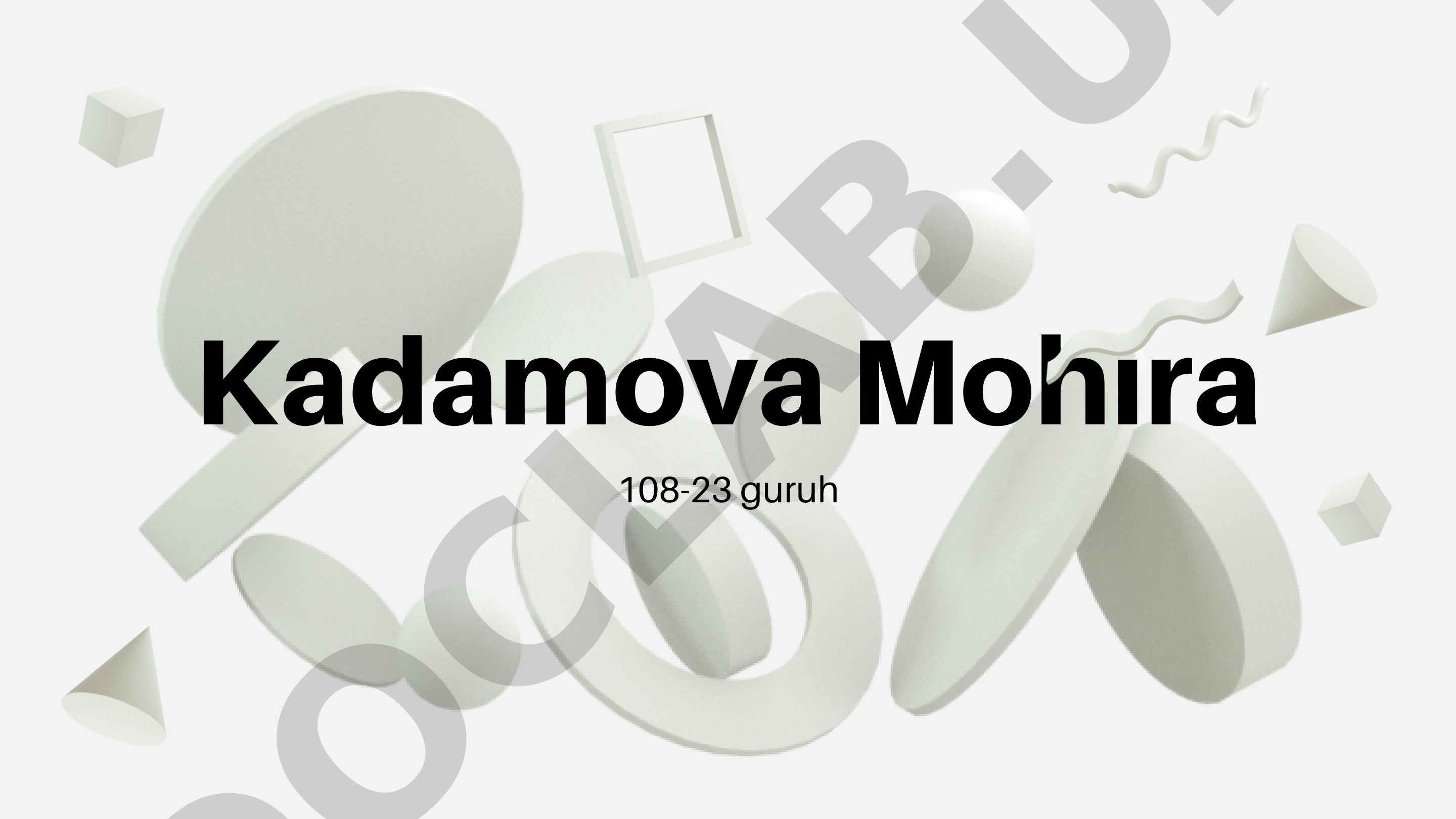 Kasb faoliyatida internet texnologiyalarini qo'llash
