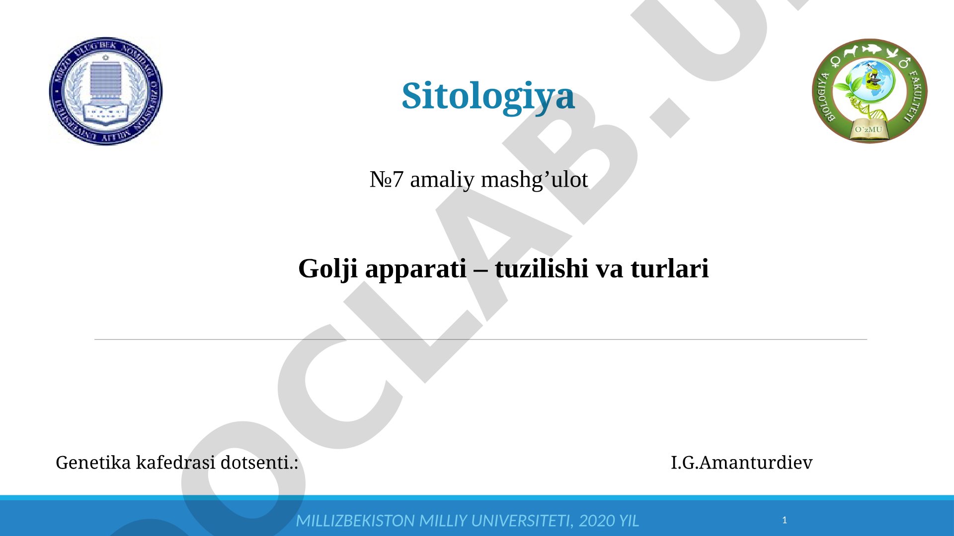 Golji apparati – tuzilishi va turlari