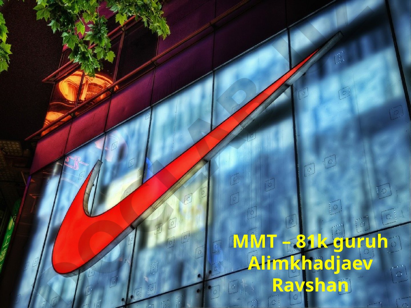 Nike kompaniyasining tashkil topishi, nomi, logotipi va reklama shiori tarixi
