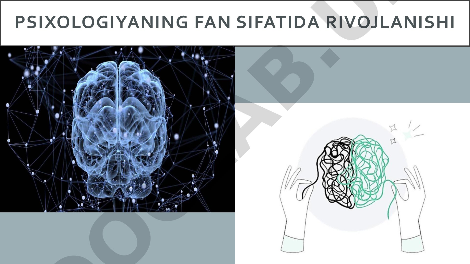 Psixologiyaning fan sifatida rivojlanishi