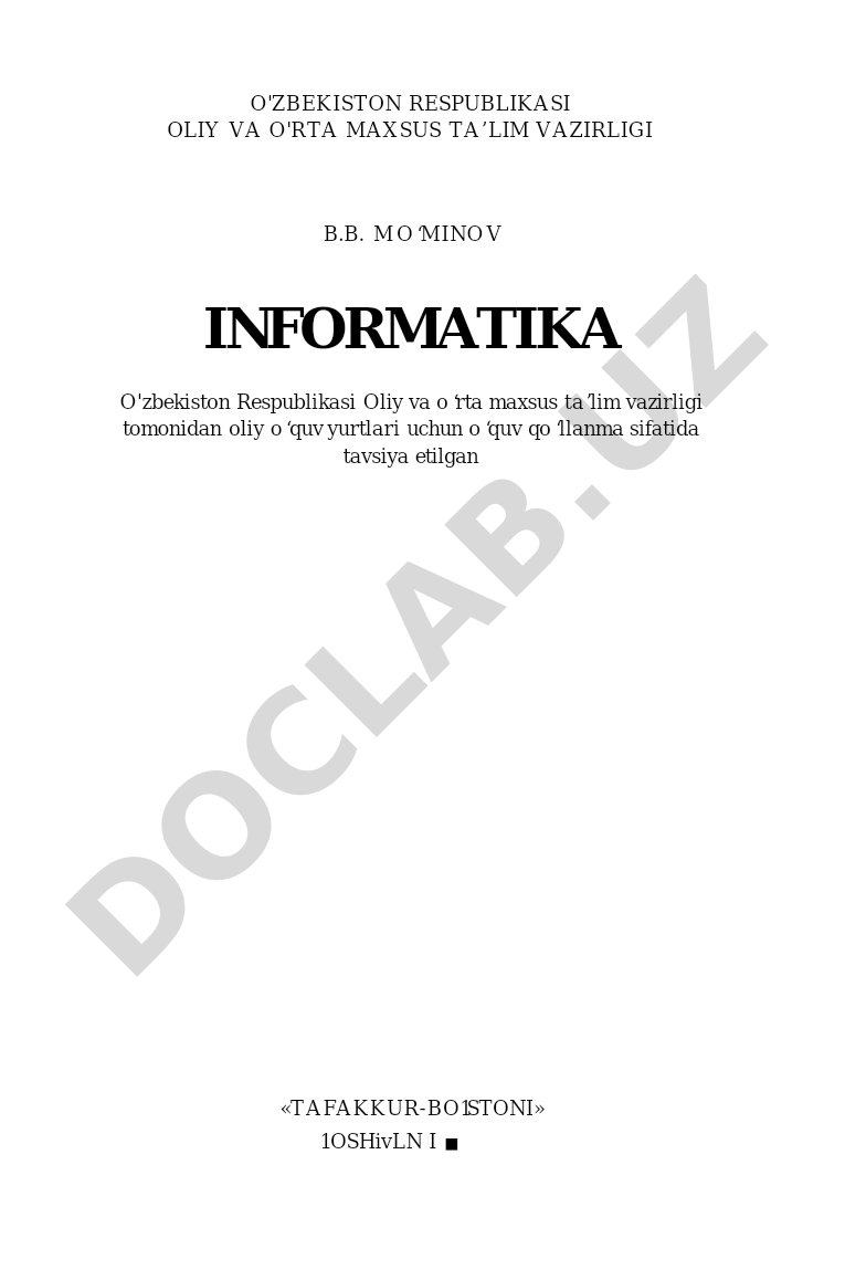 Informatika