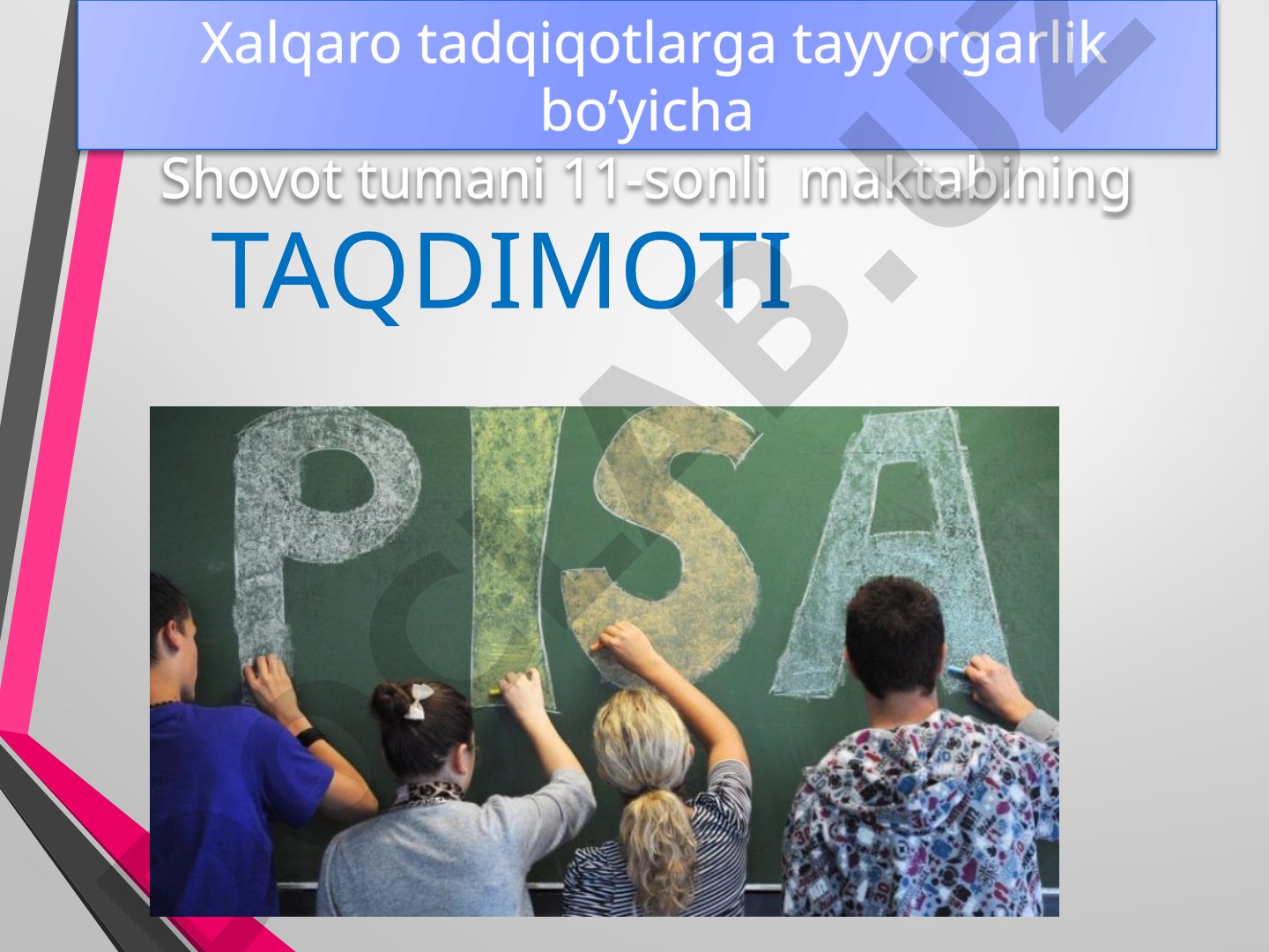 Shovot tumani 11-sonli umumiy o'rta ta'lim maktabi ma'lumotlari