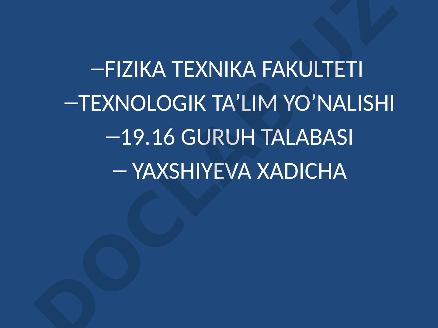 Texnologiya va dizayn fanining maqsad va vazifalari