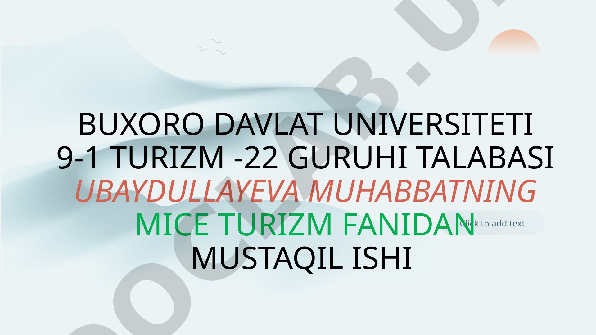 Zamonaviy biznesda samarali mehmonxona va hamkorlik