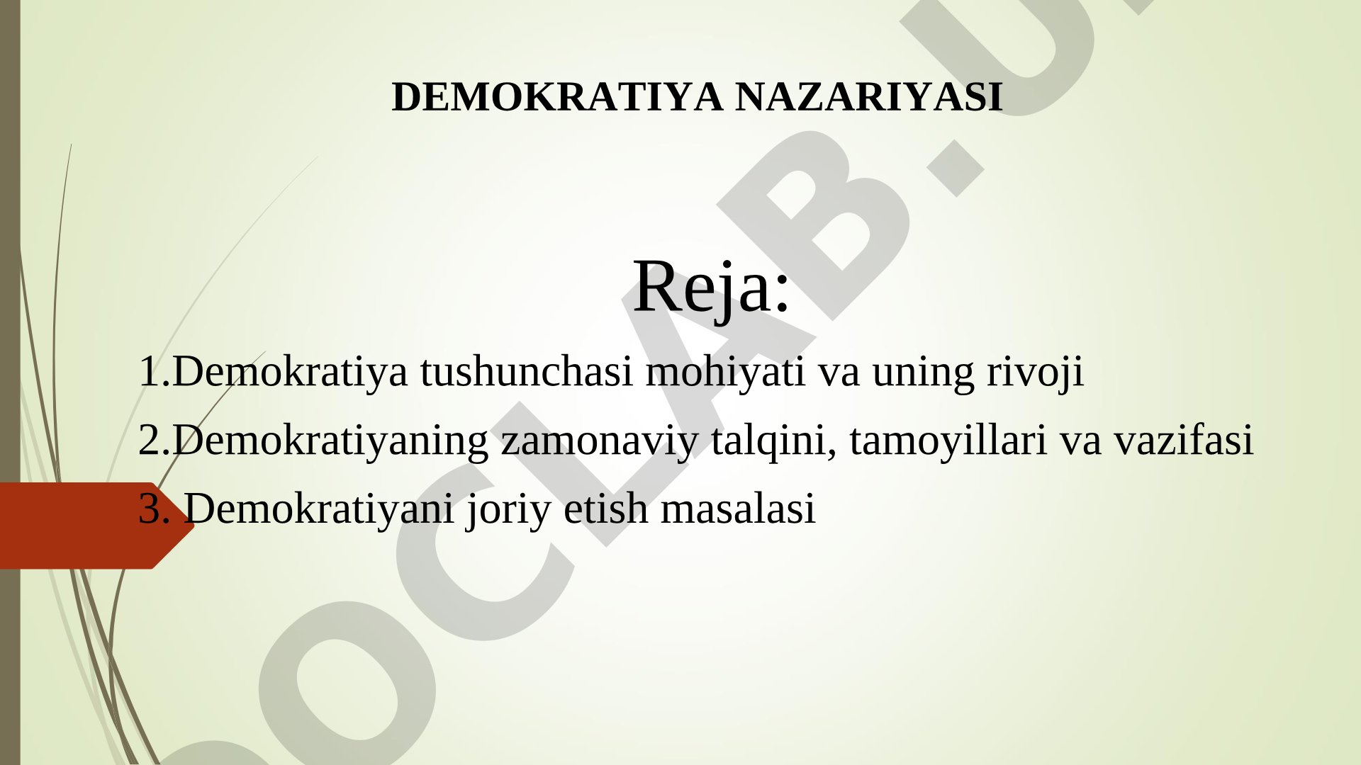 Demokratiya nazariyasi