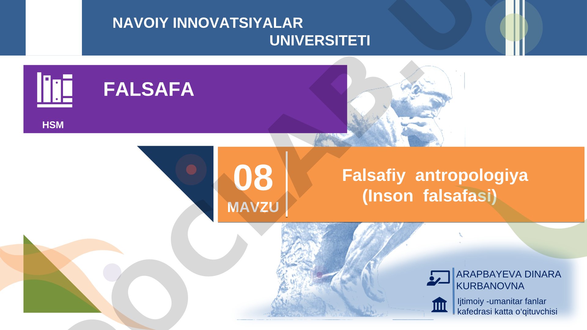 Falsafiy antropologiya (Inson falsafasi)