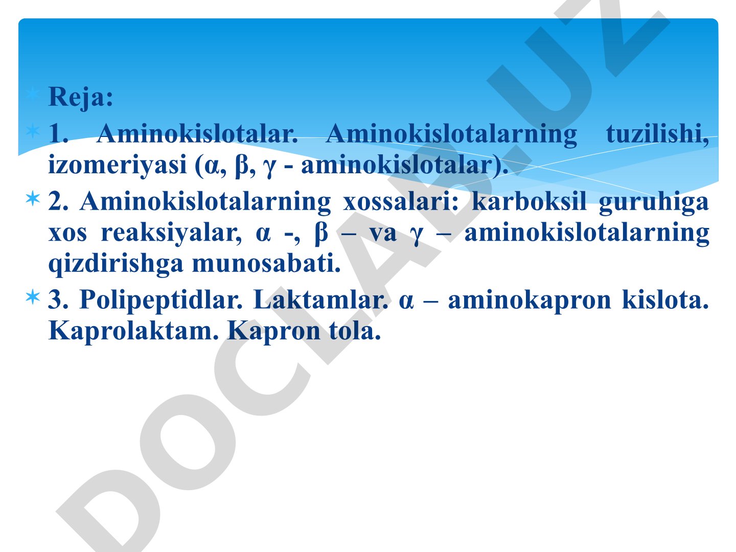 Aminokislotalar