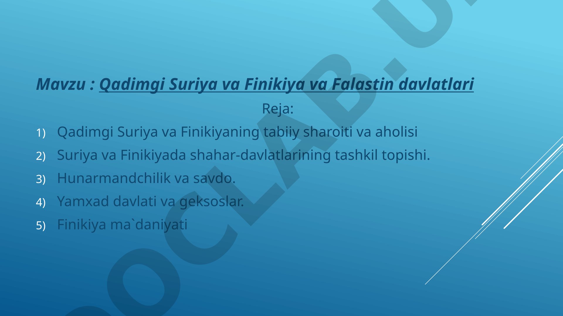 Qadimgi Suriya va Finikiya va Falastin davlatlari