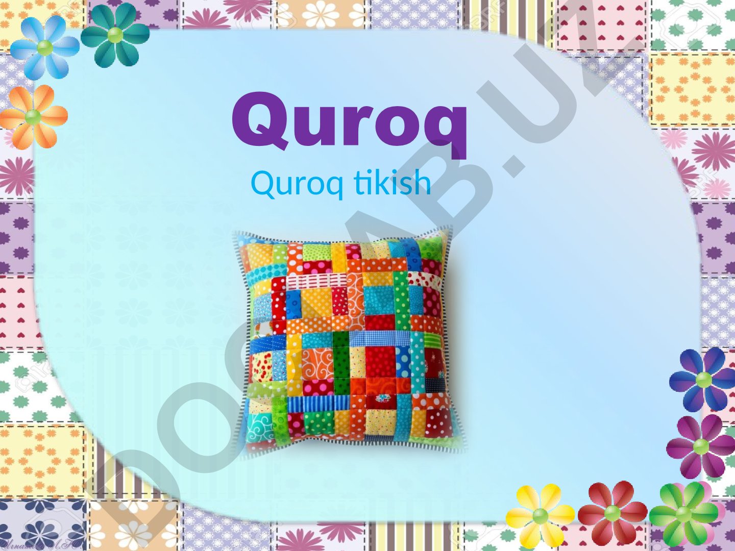 Quroq tikish texnikasi va tarixi