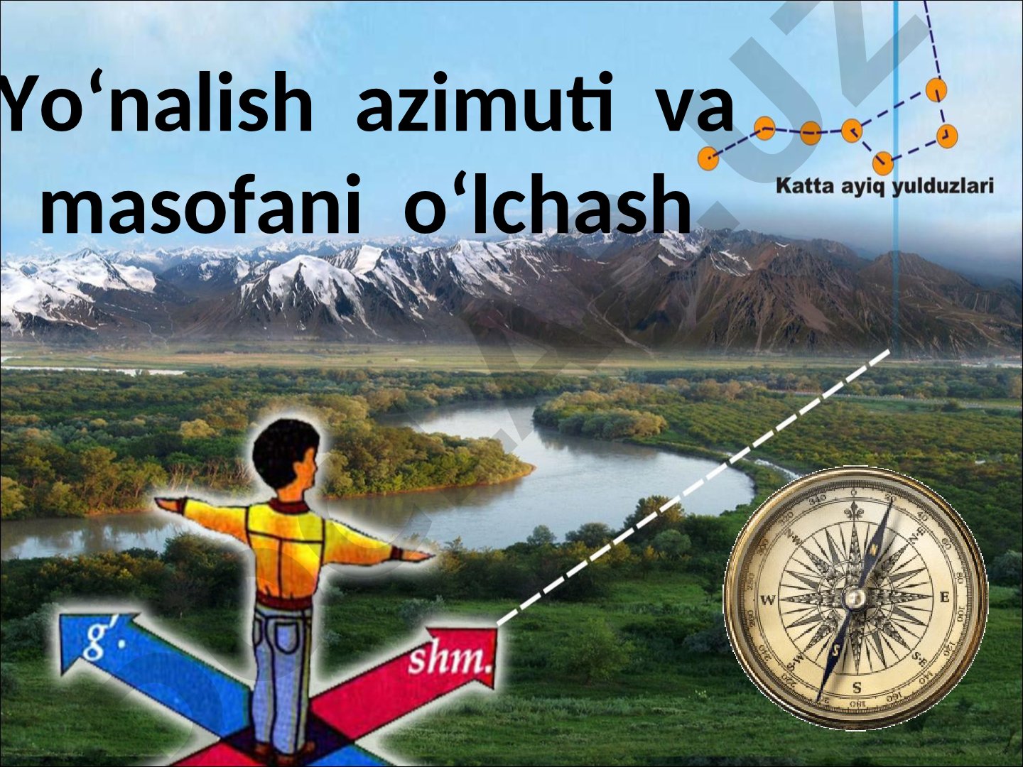 Yo‘nalish azimuti va masofani o‘lchash