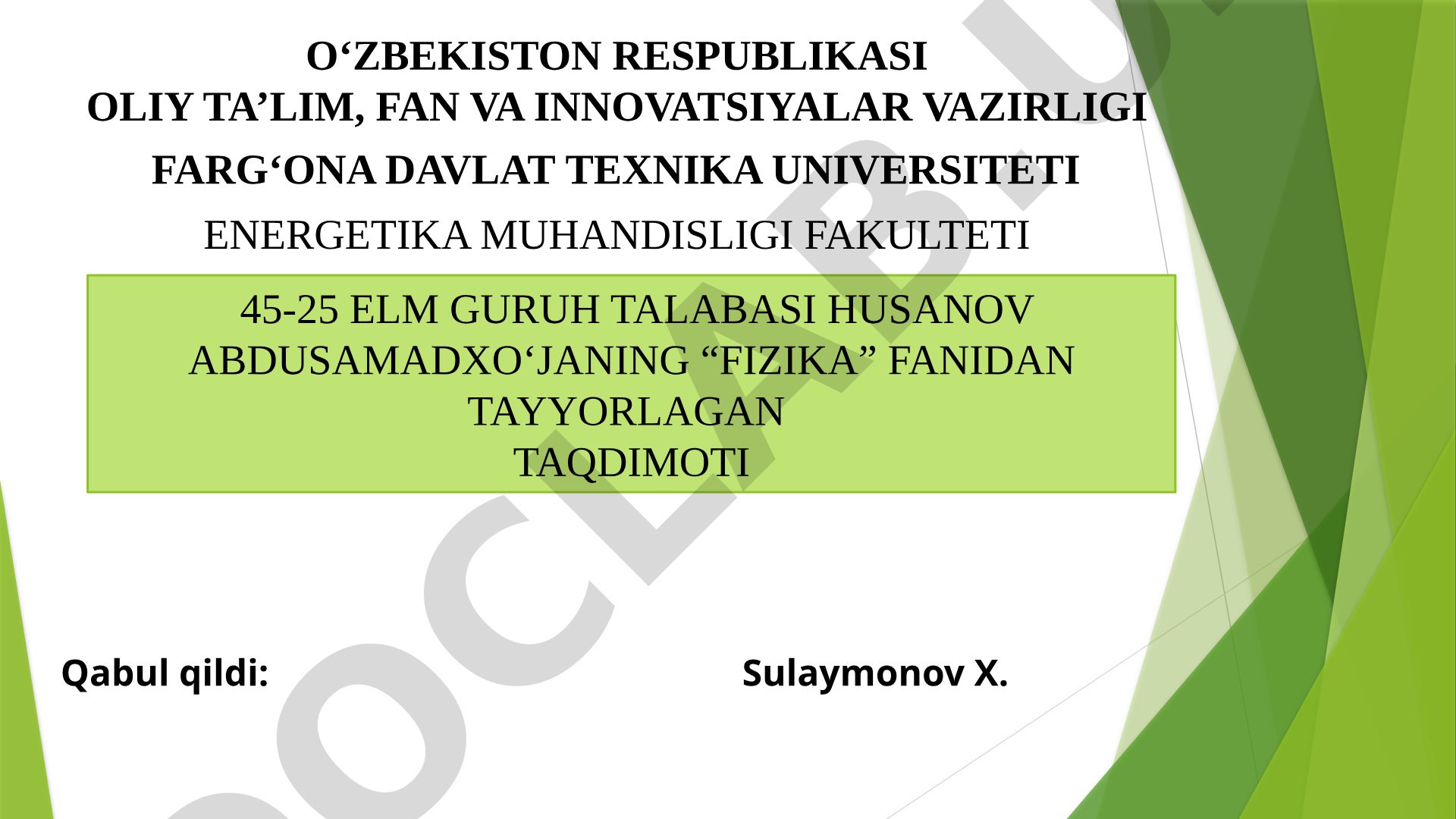 Gazlarda elektr toki va gaz zaryadlari