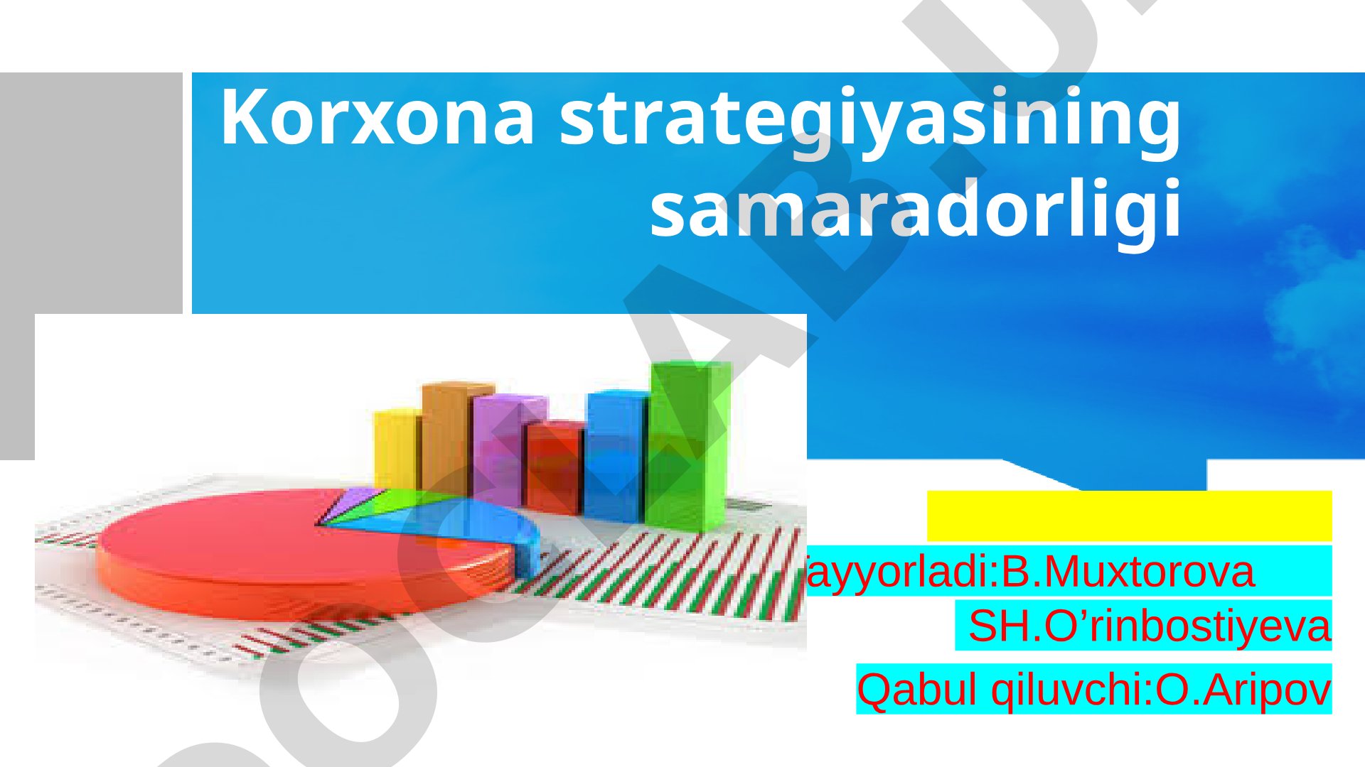 Strategiyaning samaradorlik mezonlari, masshtab samarasi va restrukturizatsiya masalalari