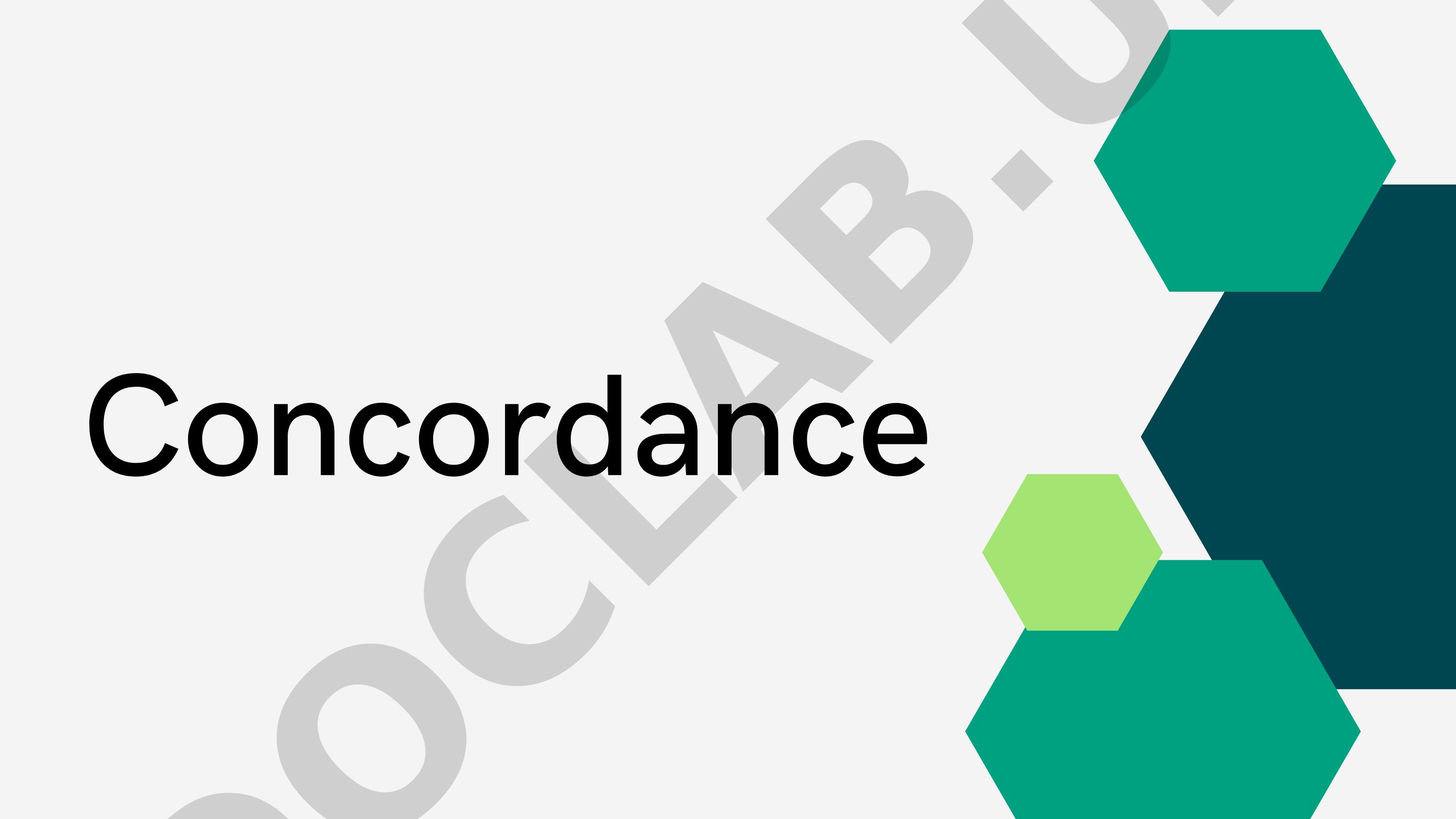 Concordance in Linguistics and Text Analysis