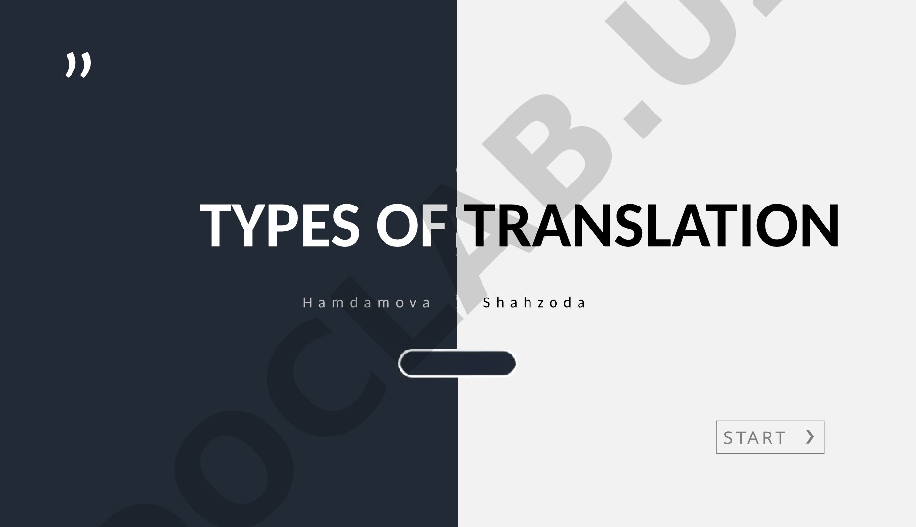 Explores translation types and the role of translators