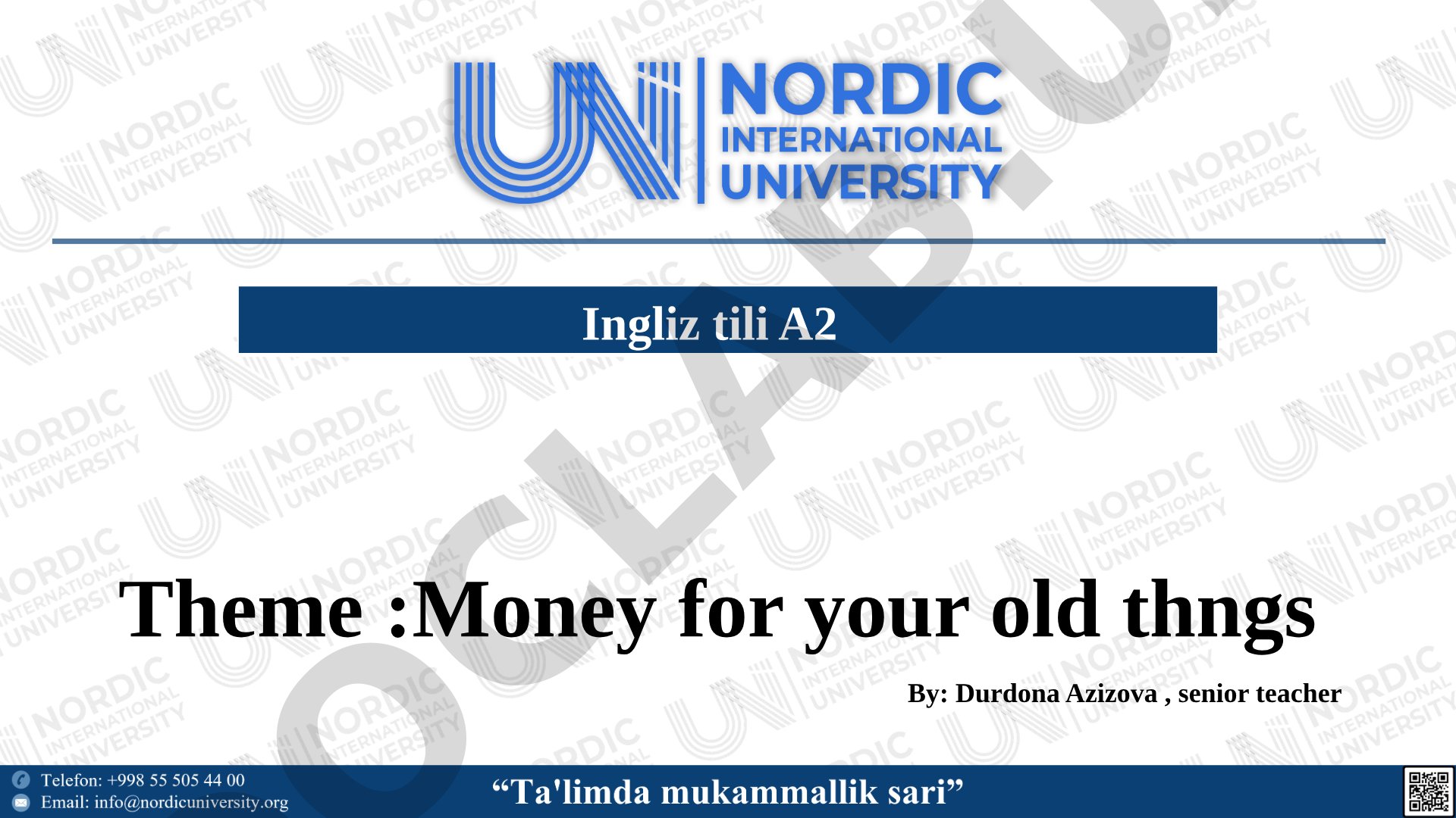 Money for your old thngs