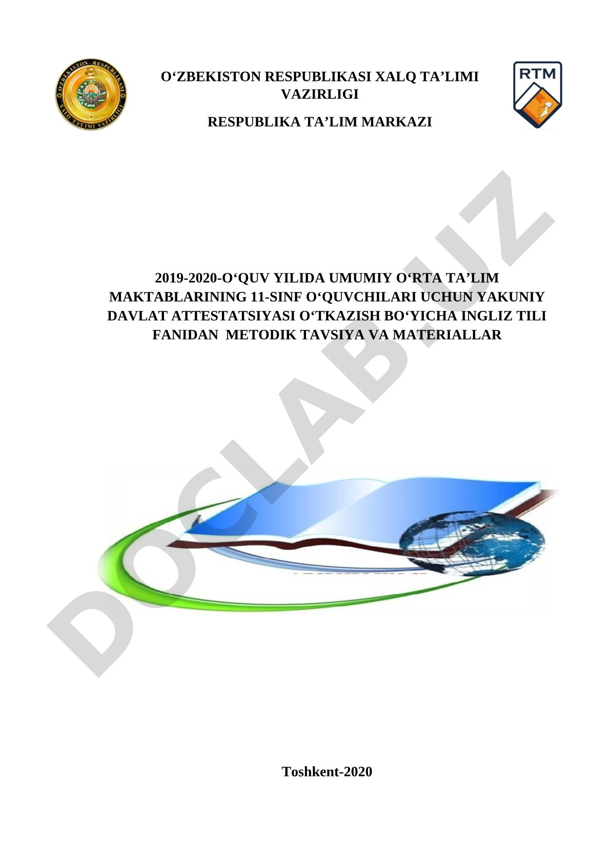 11-sinf ingliz tili fanidan yakuniy davlat attestatsiyasi bo‘yicha metodik tavsiya