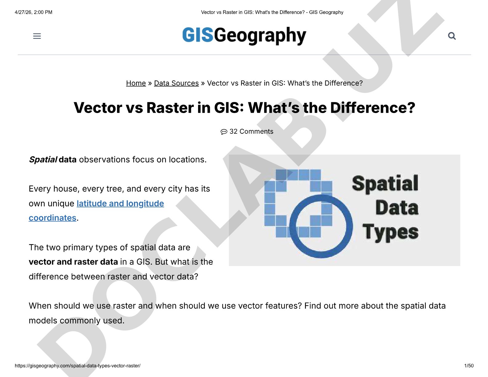 Vector vs Raster in GIS: What's the Difference?
