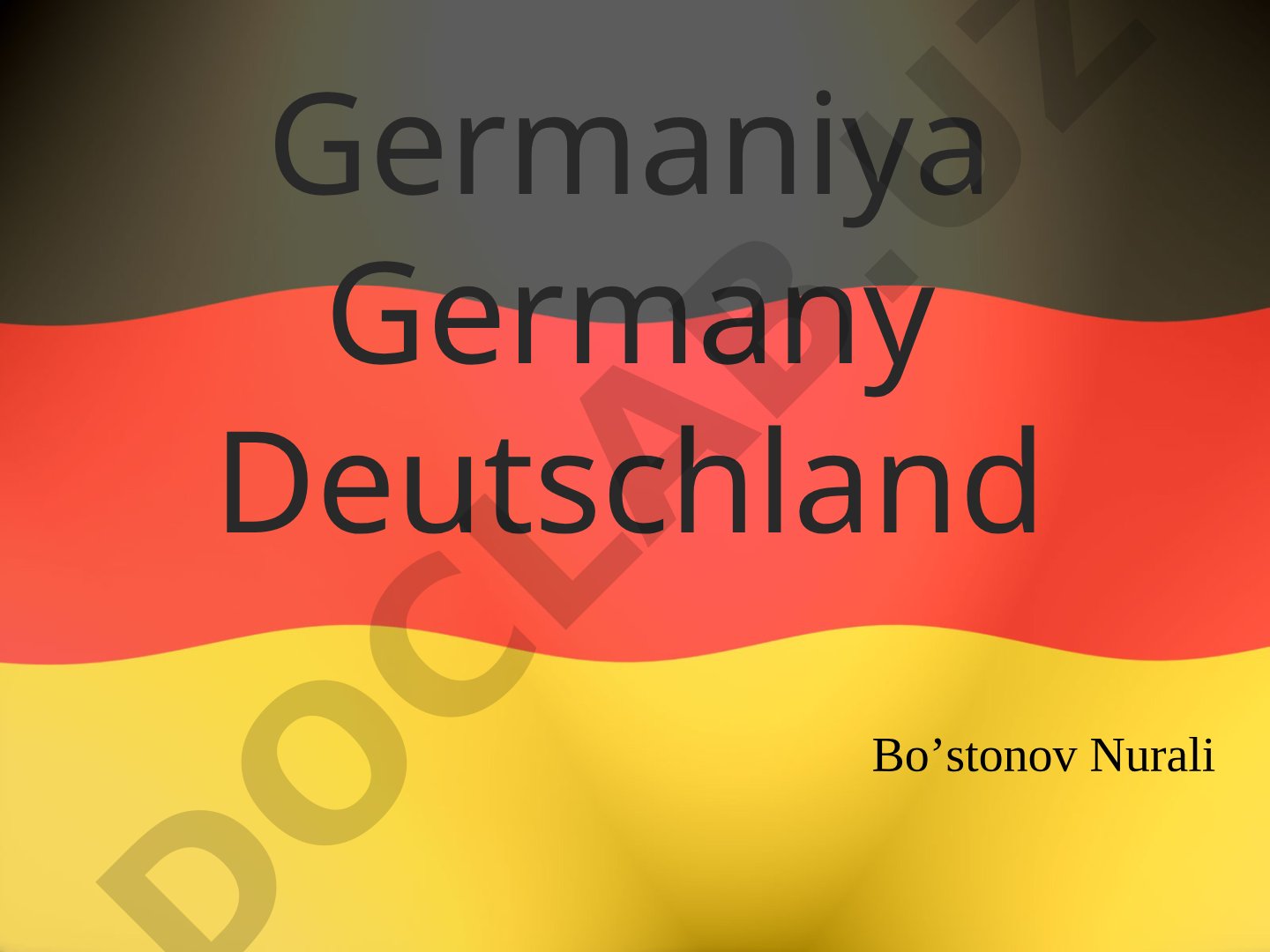 Germaniya haqida ma'lumot: poytaxti, tili, hududi, aholisi, iqtisodiy modeli