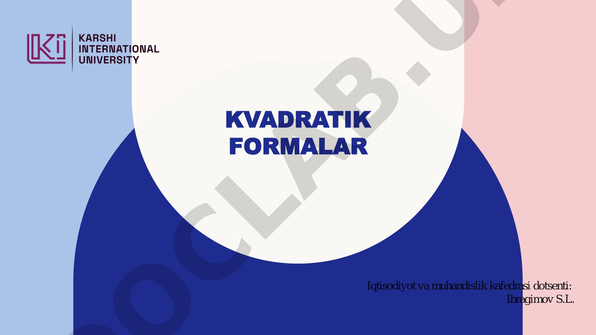Kvadratik formalar
