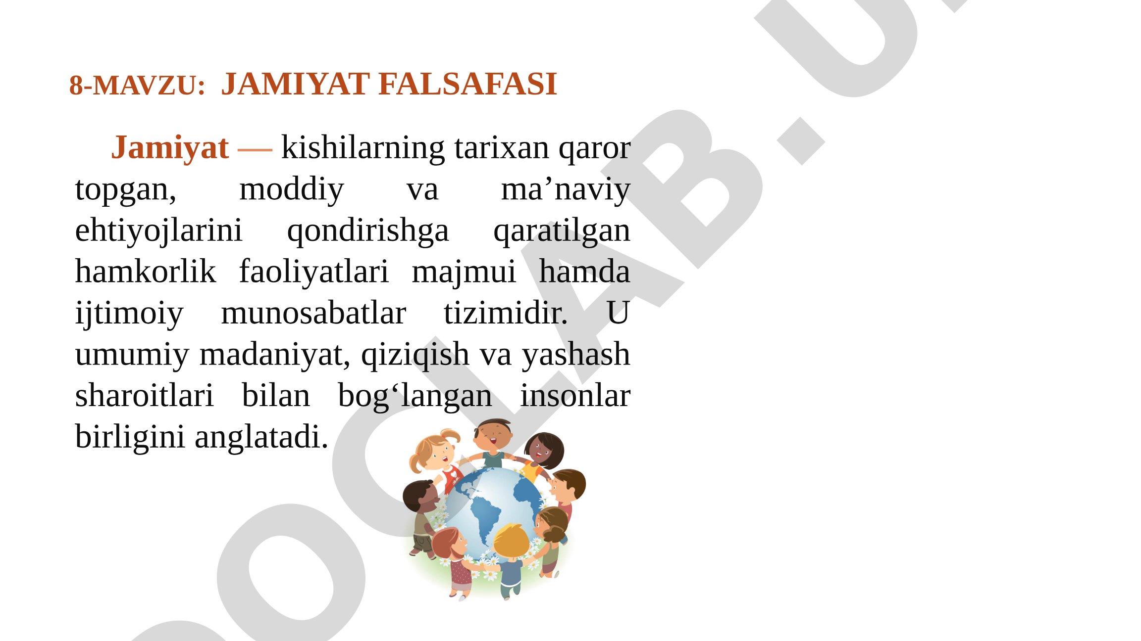 JAMIYAT FALSAFASI