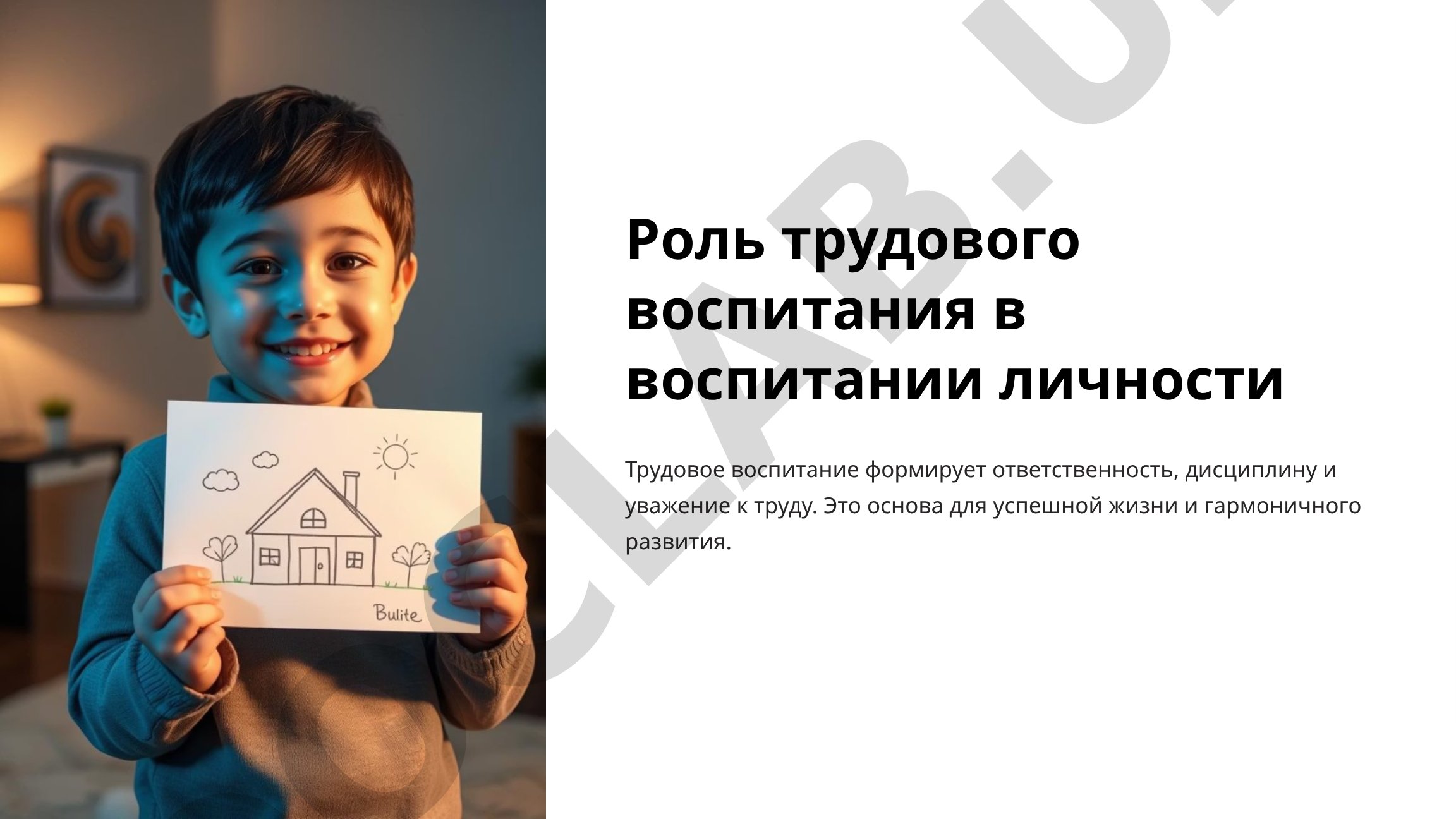 Роль трудового воспитания в воспитании личности