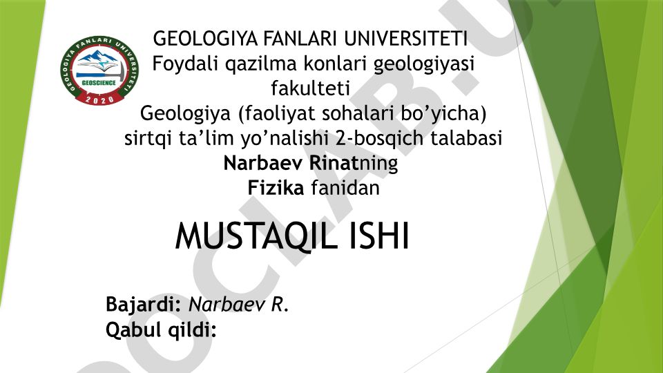 Magnit maydonni grafik usulda tasvirlash