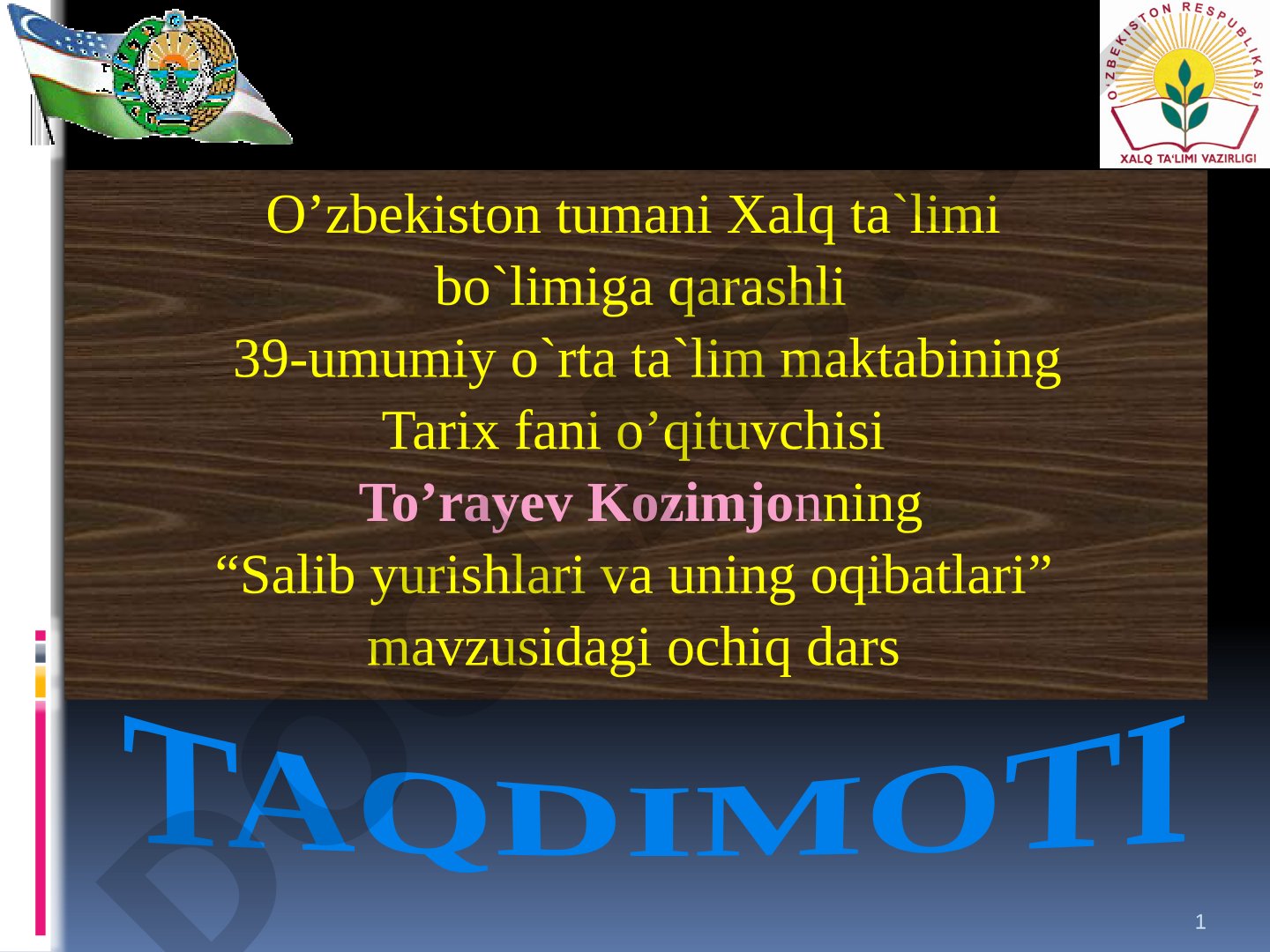 Salib yurishlari va uning oqibatlari