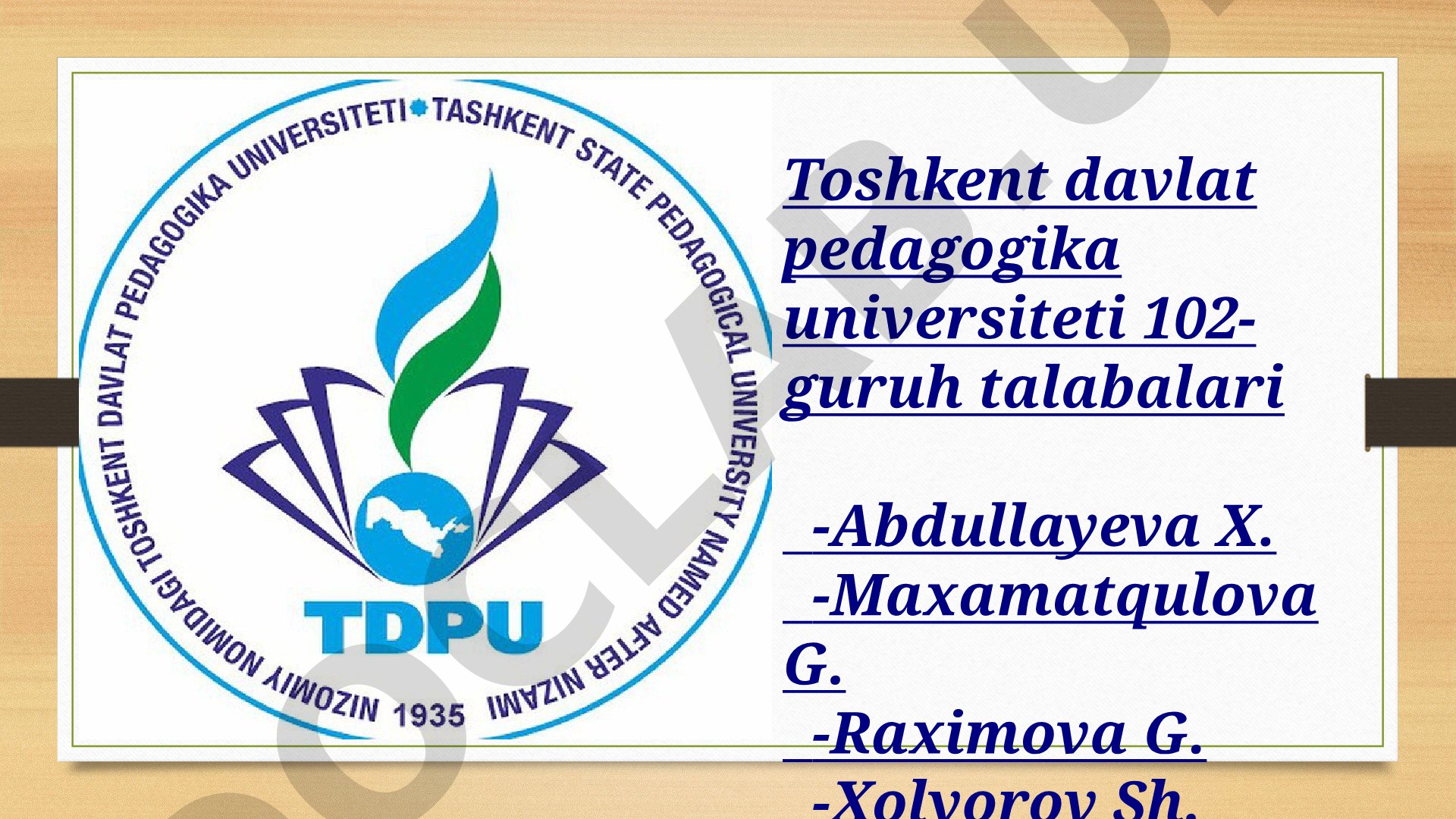 Tabiiy geografiyaning dolzarb muammolari