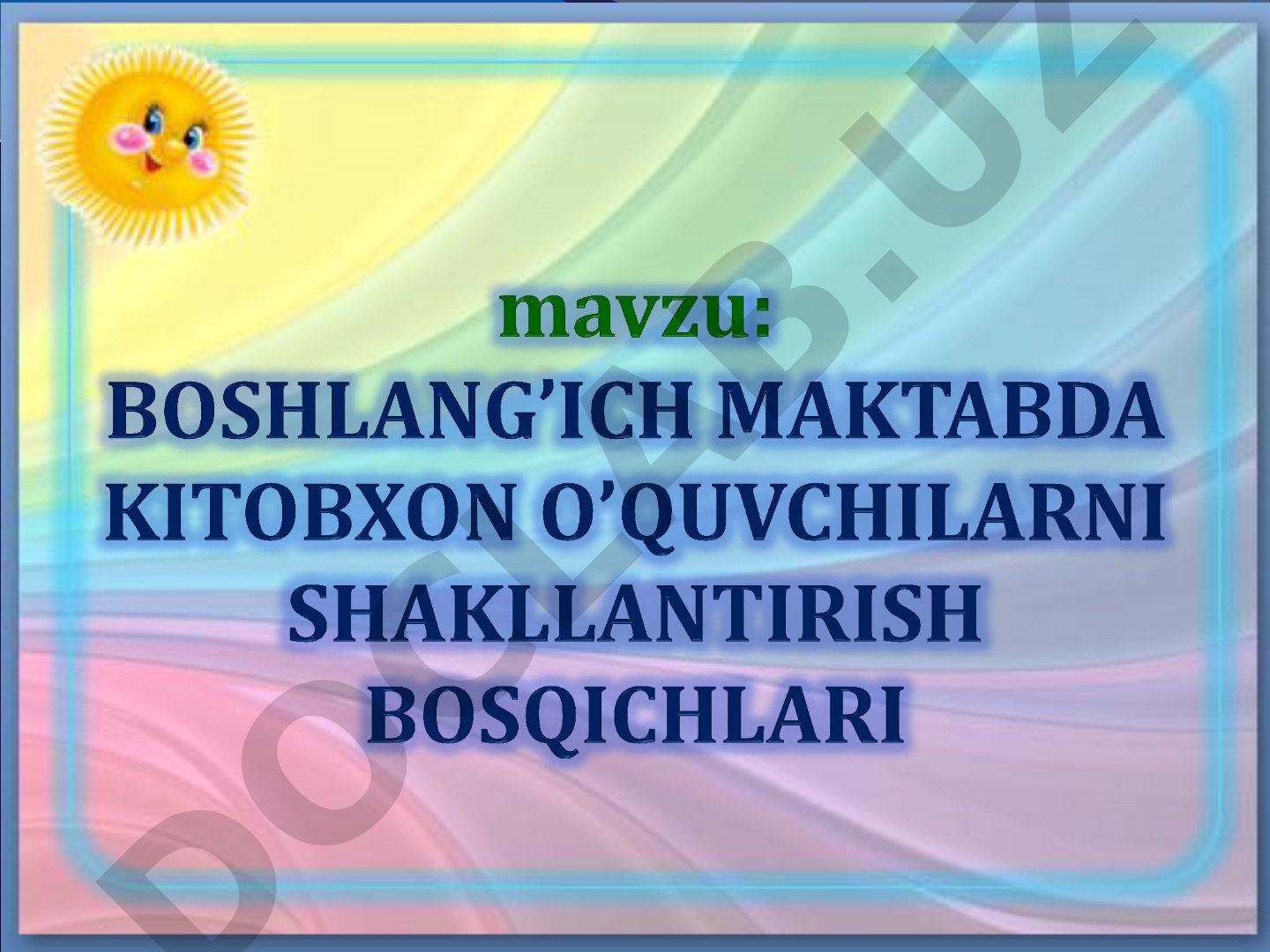 Sinfdan tashqari o'qish dasturining mazmuni va kitob tanlash tamoyillari