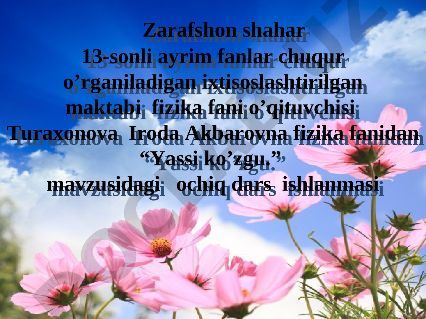 Yassi ko'zgu