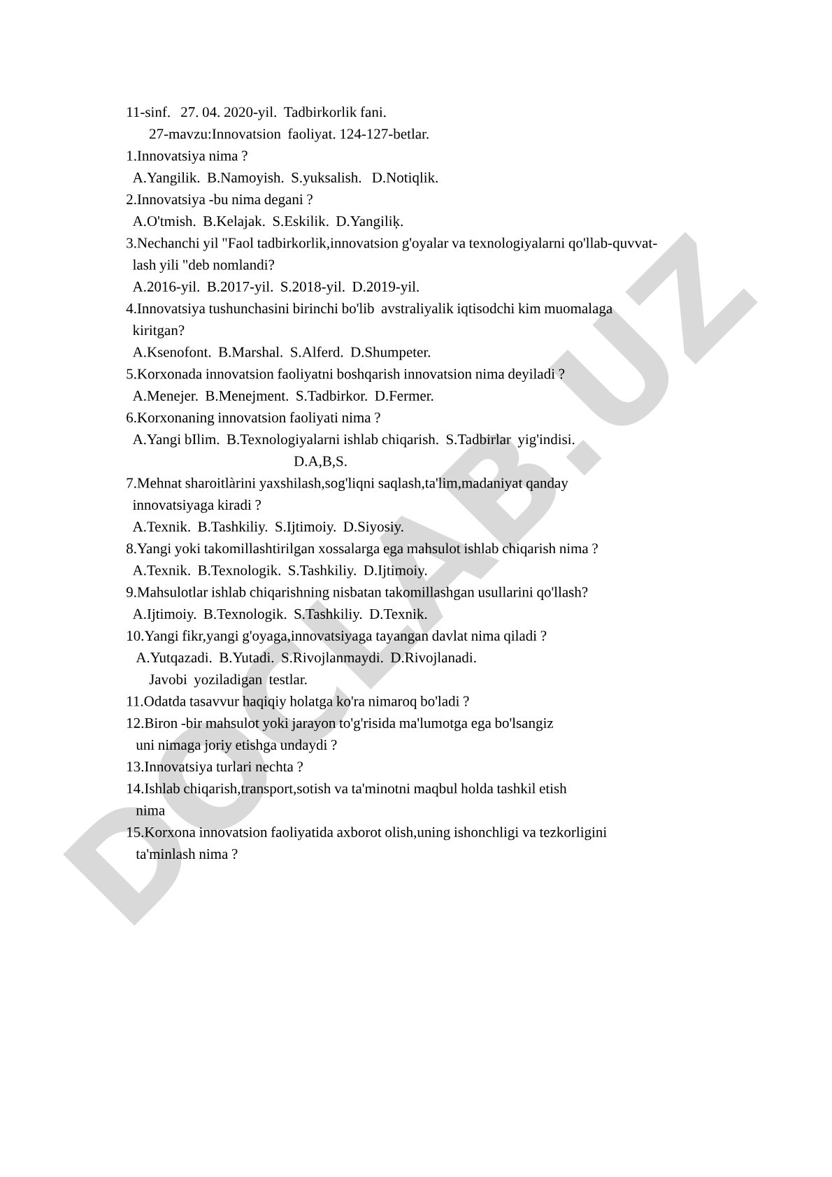 Innovatsion faoliyat