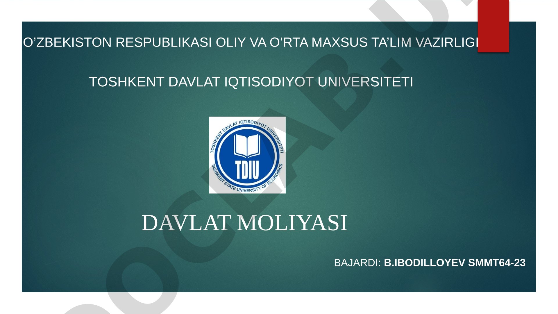Ijtimoiy sug‘urtaning mohiyati va ahamiyati