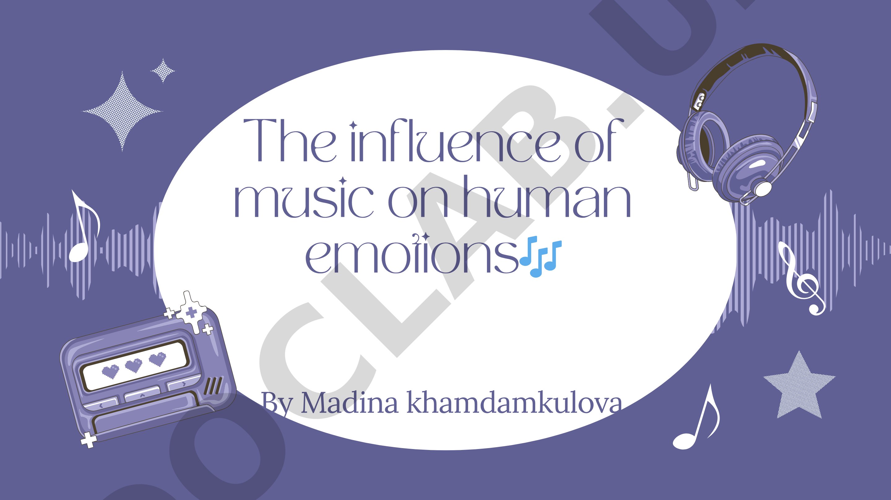 The influence of music on human emotions