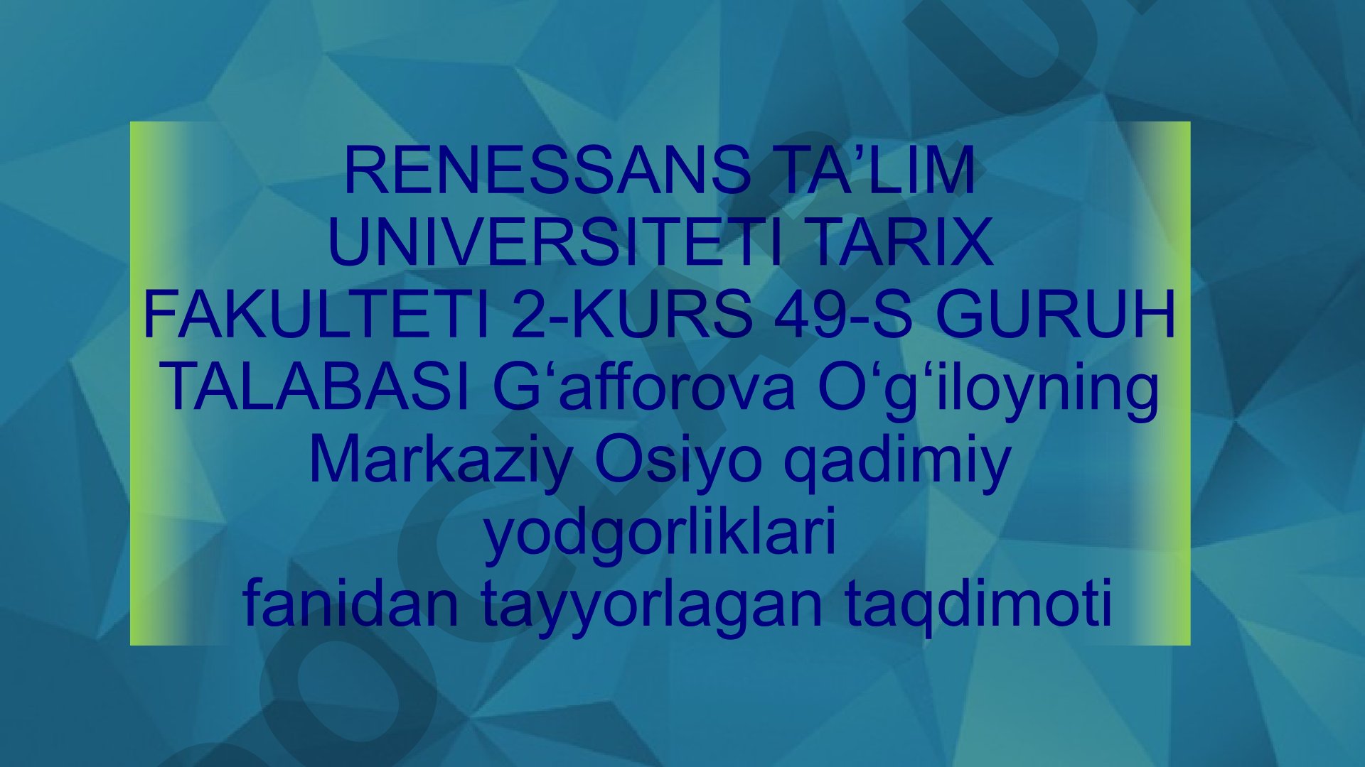 Turkiy yozma manbalar: Uyg‘ur yozuvi yodgorliklari