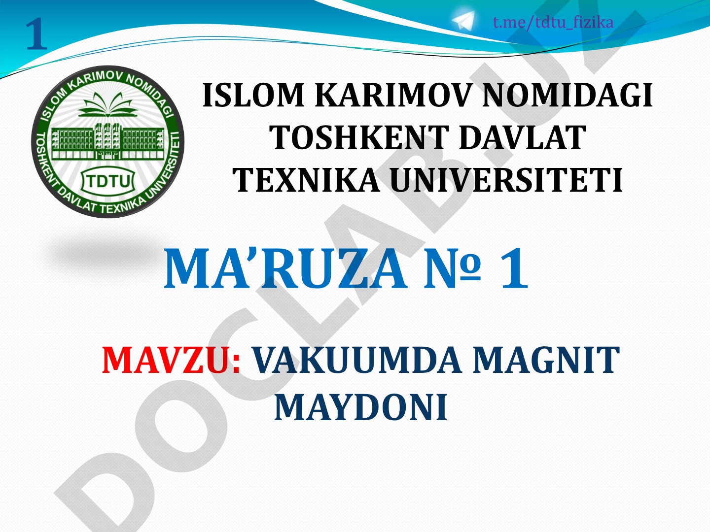 Vakuumda magnit maydoni