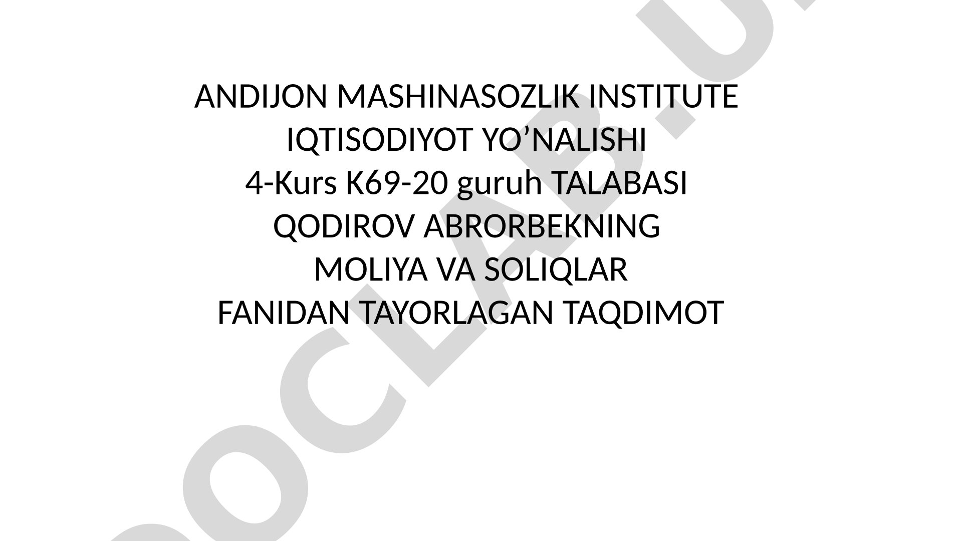 Davlat byudjeti, byudjetdan tashqari fondlar, davlat korxonalari moliyasi va davlat