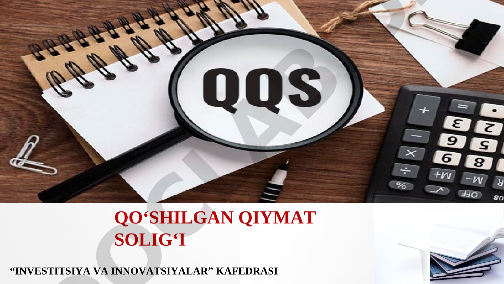 Qo'shilgan qiymat solig'i