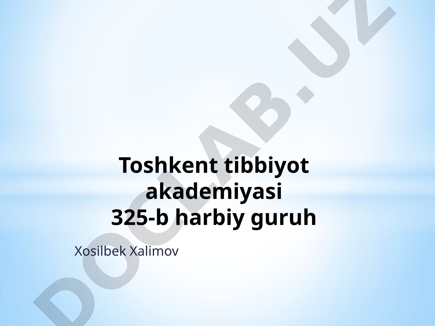 Jabrlangan bemorlarni transport qilishda shikastlangan sohalarni himoya qilish usullari