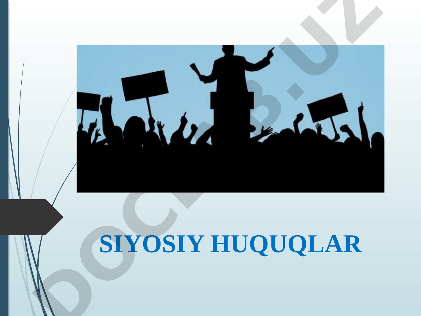 Siyosiy huquqlar mazmuni: saylov, miting, jamoat birlashmalari va murojaat huquqi