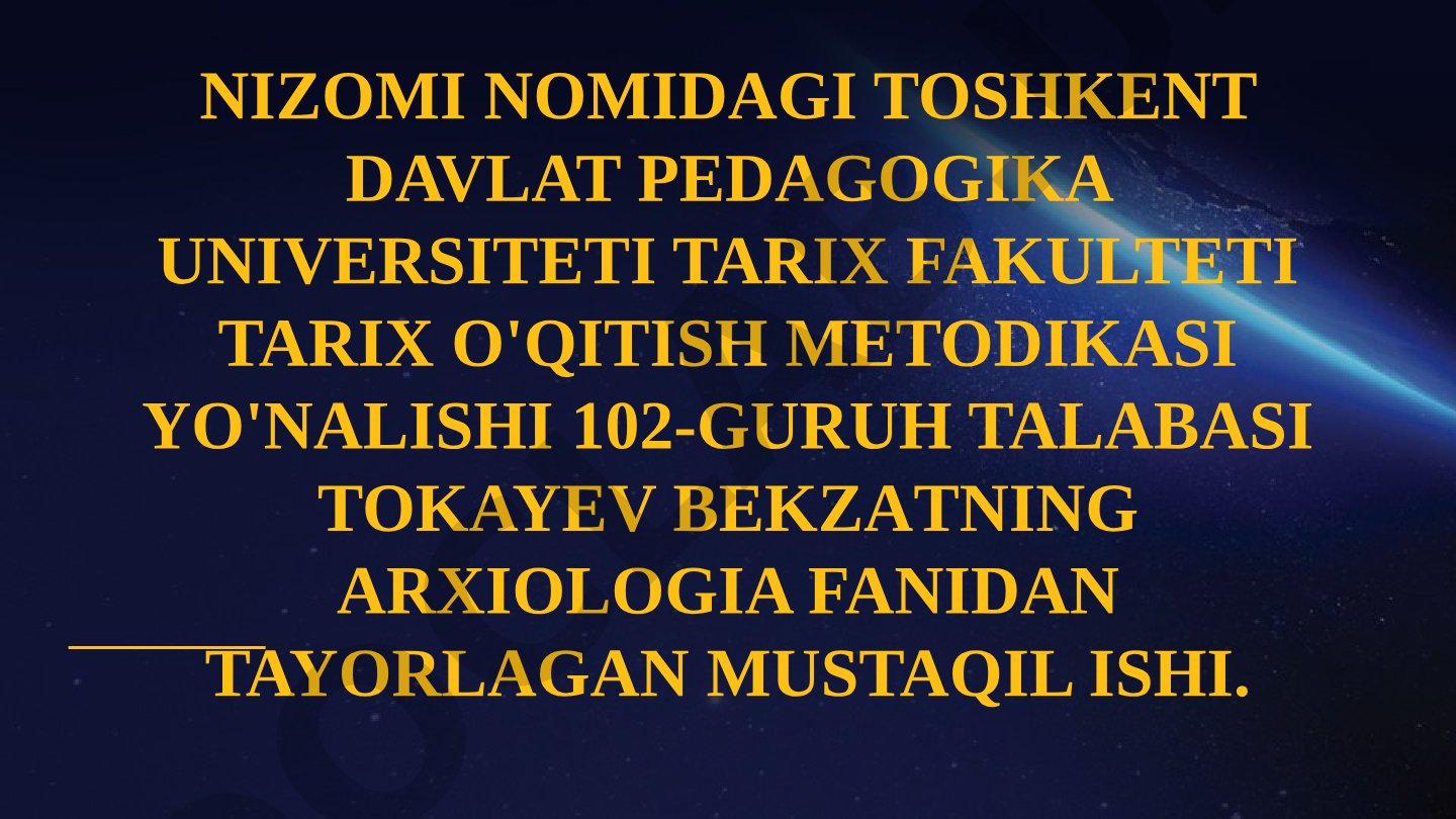 Toshkent viloyatiqadimgi tosh davri yodgorliklari