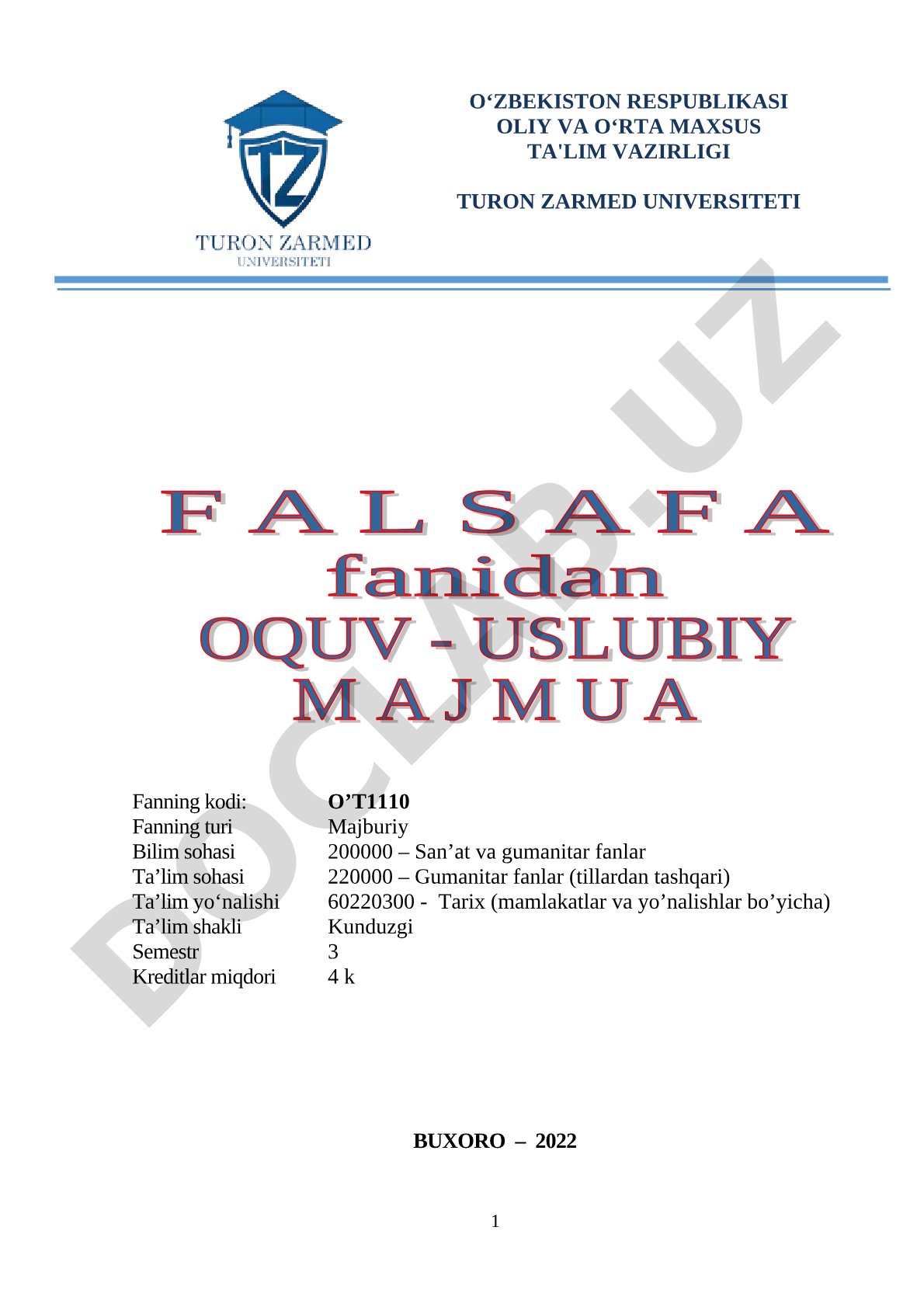 Tarix (mamlakatlar va yo‘nalishlar bo‘yicha)