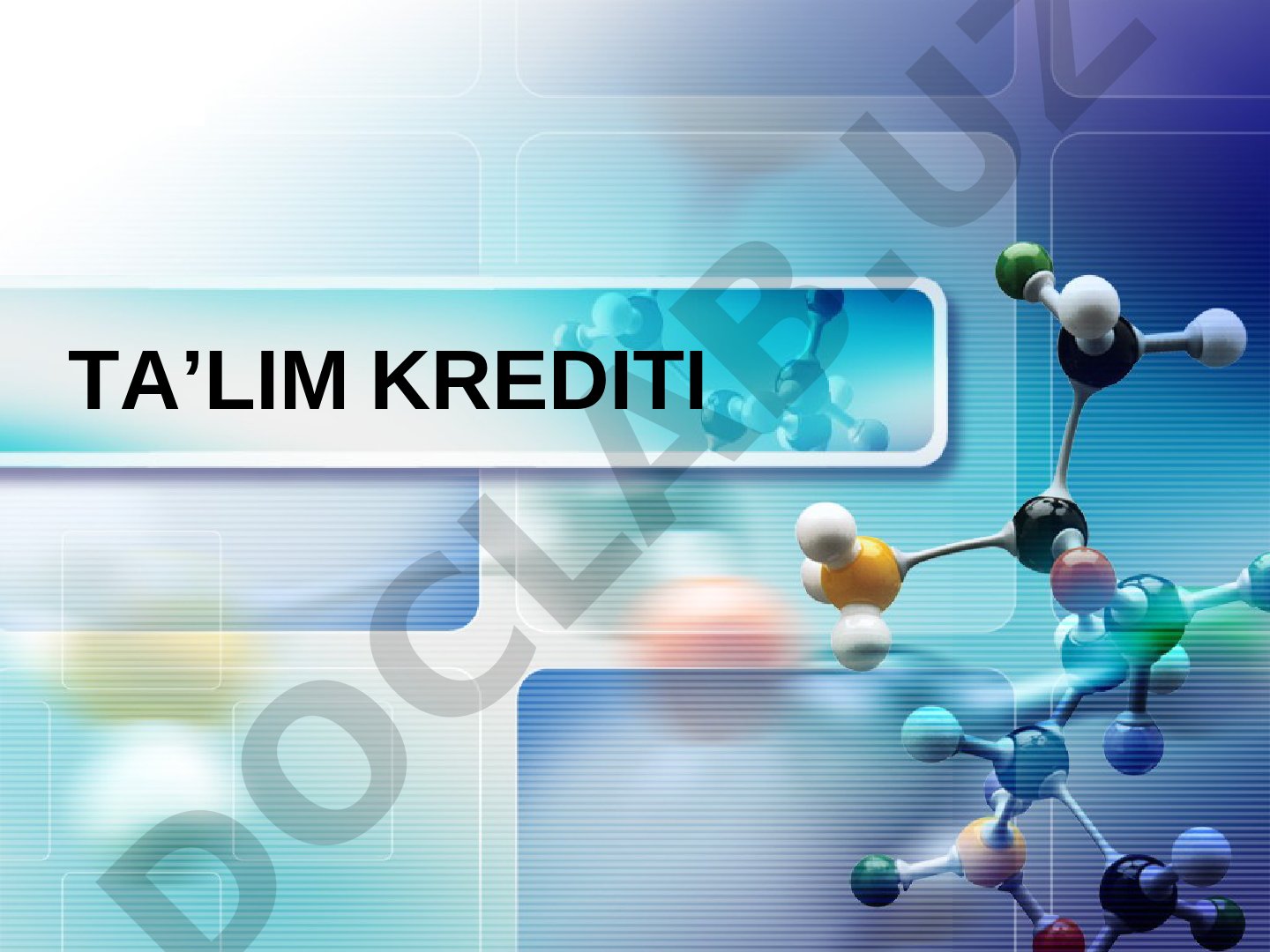 Ta'lim krediti olish tartibi va shartlari
