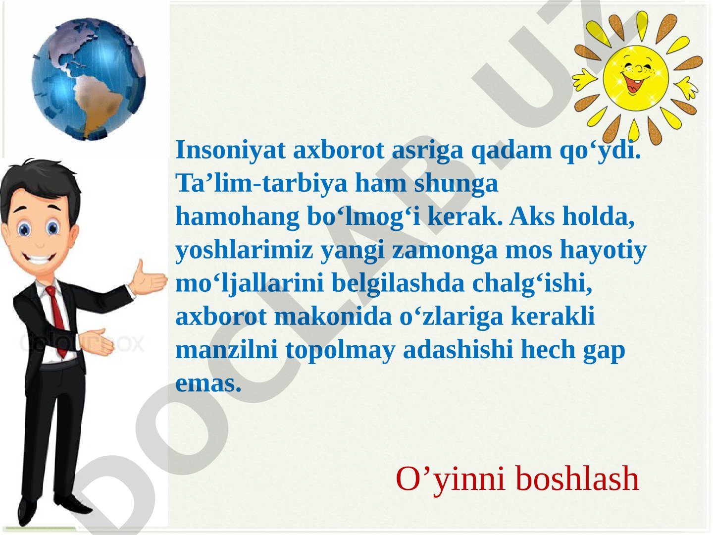 Tarix fanidan interaktiv o‘yin (6-8 sinflar)